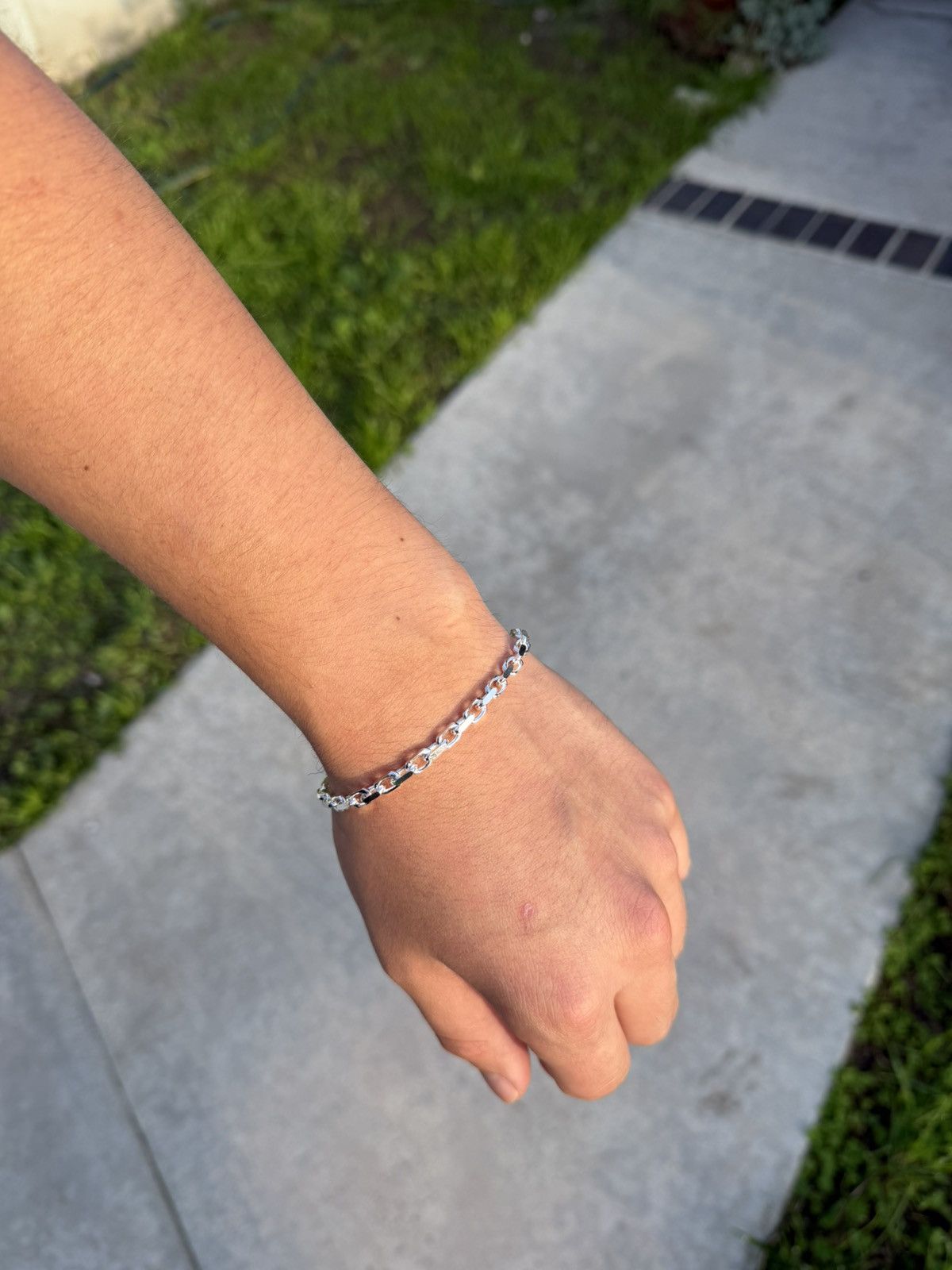 Sterling Silver Sterling silver anchor link bracelet 8” Size ONE SIZE - 5 Thumbnail