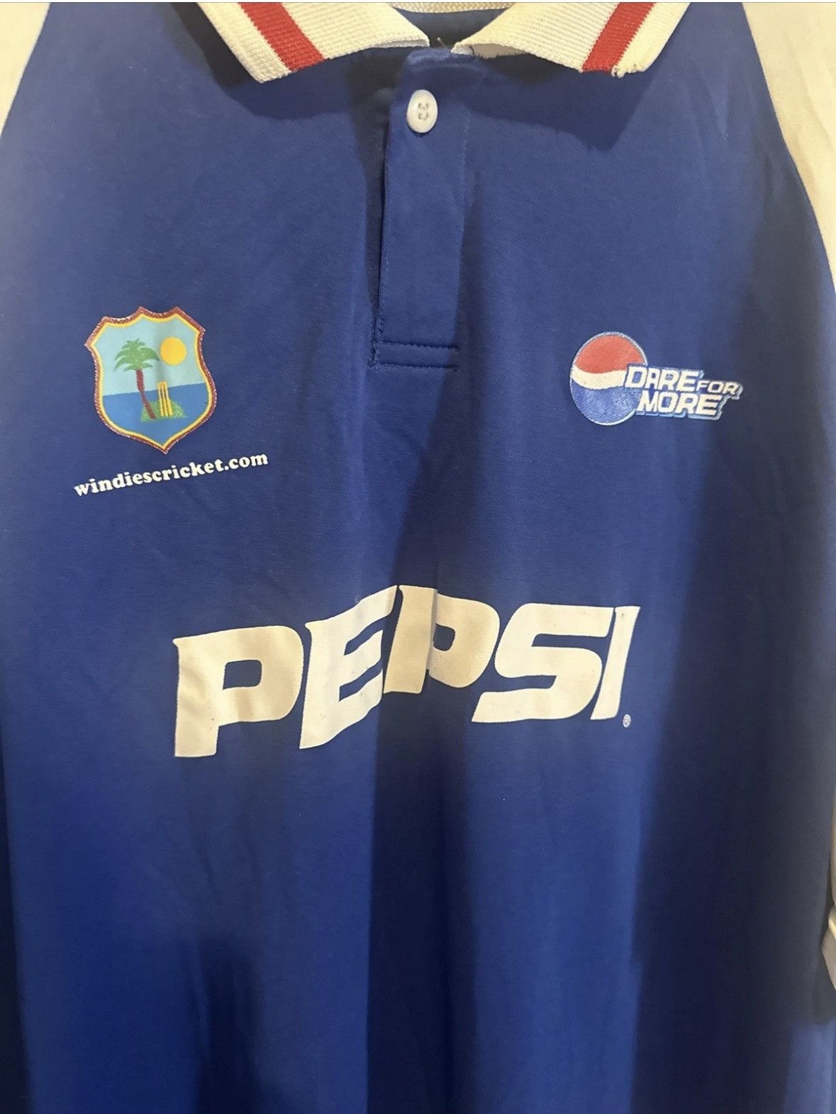 Pepsi Pepsi Soccer Jersey Size L 1990s vintage Size US L / EU 52-54 / 3 - 2 Thumbnail