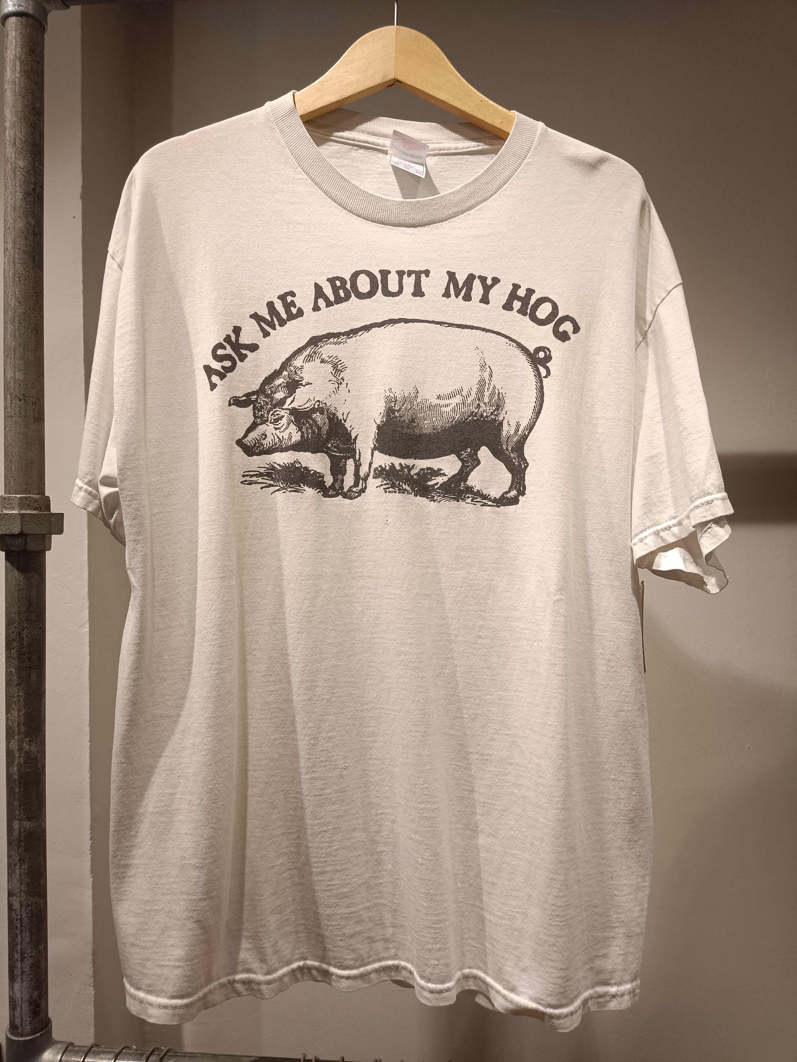 Vintage Vintage Ask Me About My Hog Size US XL / EU 56 / 4 - 1 Thumbnail