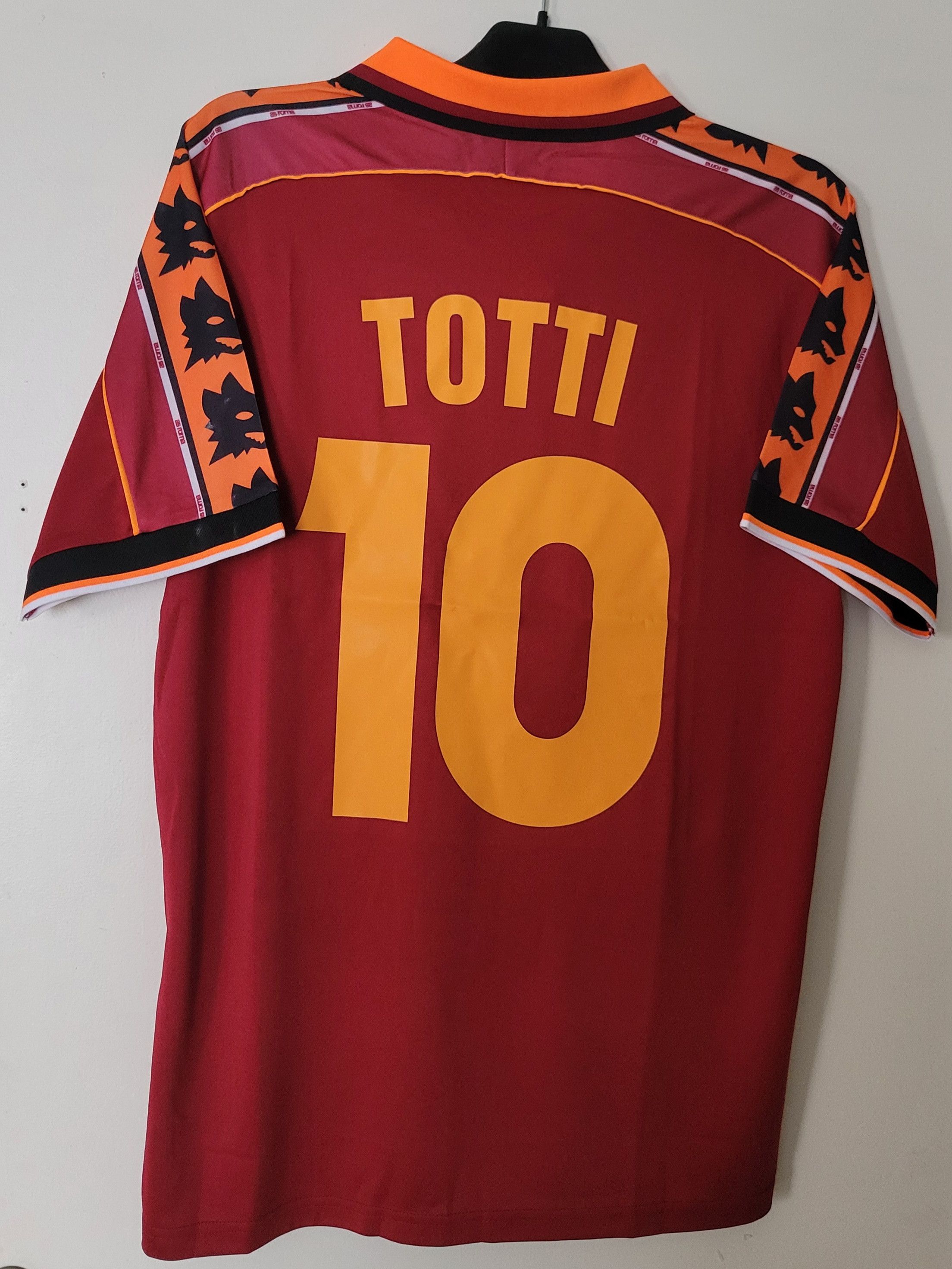 Other AS Roma 1998-1999 Totti 10 Vintage Retro Football Jersey Size US L / EU 52-54 / 3 - 1 Thumbnail