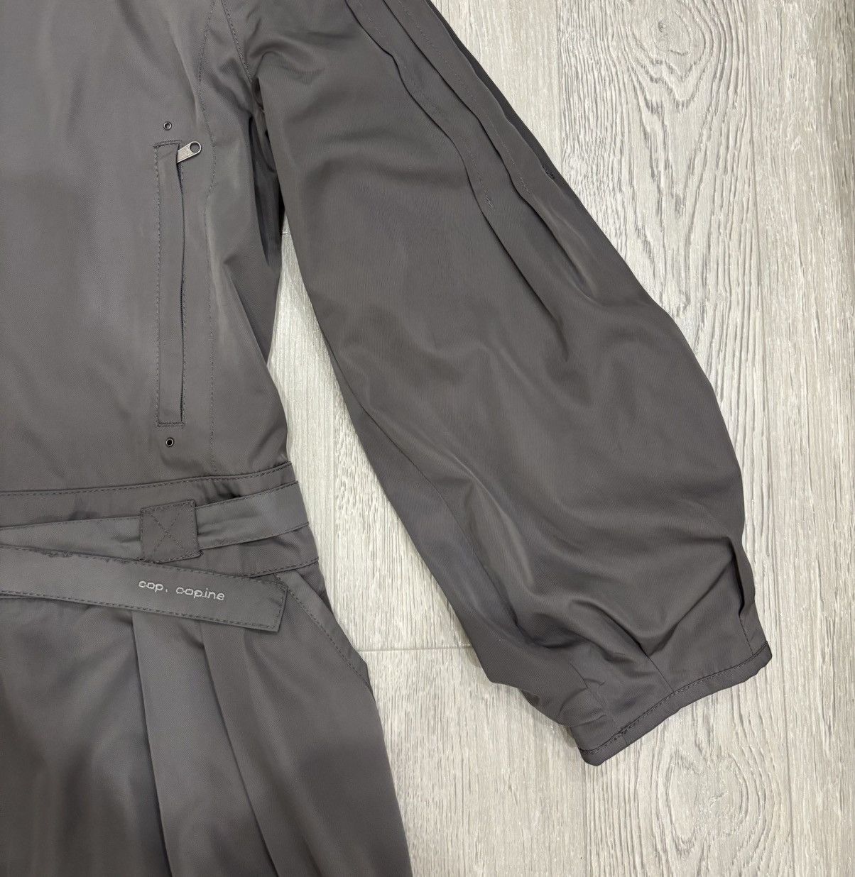 Cop Copine × Marithe + Francois Girbaud 00s Archive Cop Copine Avant Garde Hooded Jacket Size M / US 6-8 / IT 42-44 - 4 Thumbnail