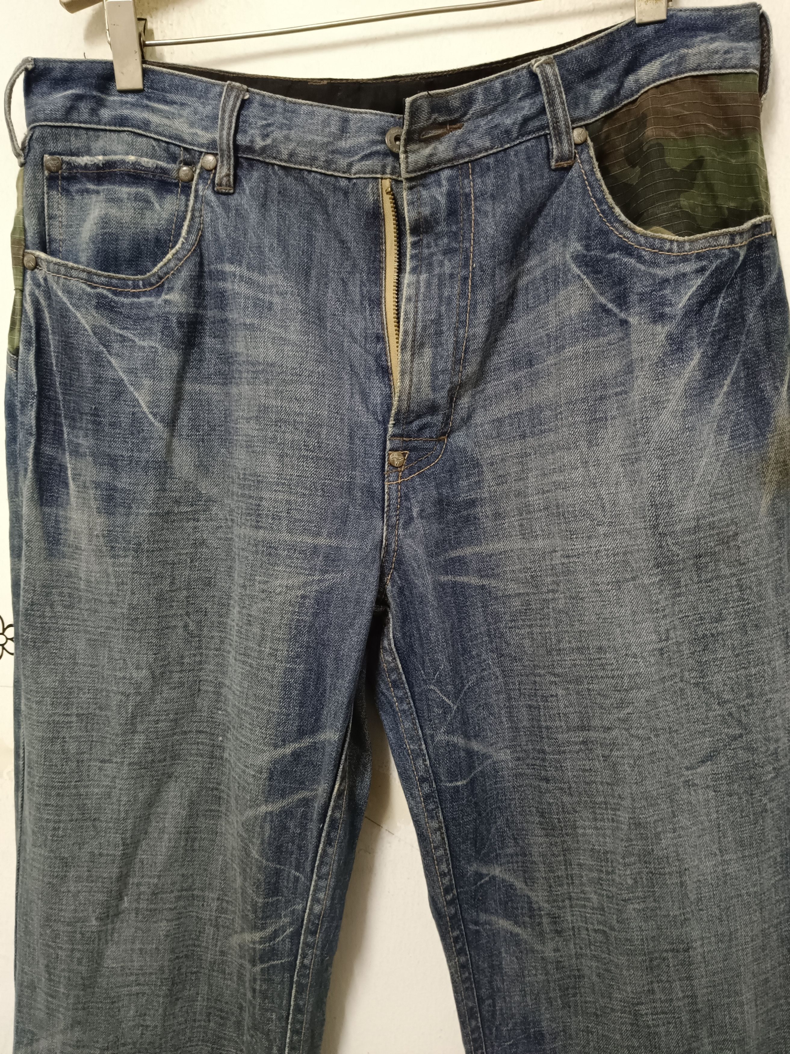 Fiberops × Japanese Brand Vintage Fiberops Tactical Flared Jeans Size US 34 / EU 50 - 10 Thumbnail