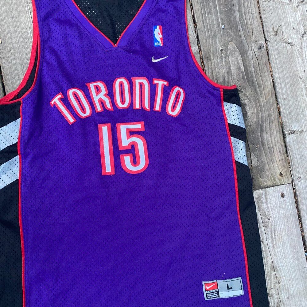NBA × Nike × Vintage Vintage 1999 Nike Toronto Raptors Vince Carter Jersey Large Size US L / EU 52-54 / 3 - 4 Thumbnail