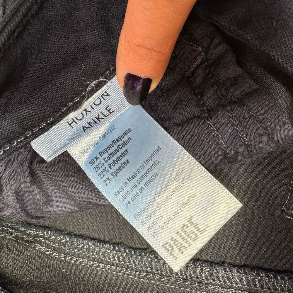 Paige NWT New Paige Hoxton Ankle Skinny Indy Jean Size 25 Size 25" / US 0 / IT 36 - 9 Thumbnail