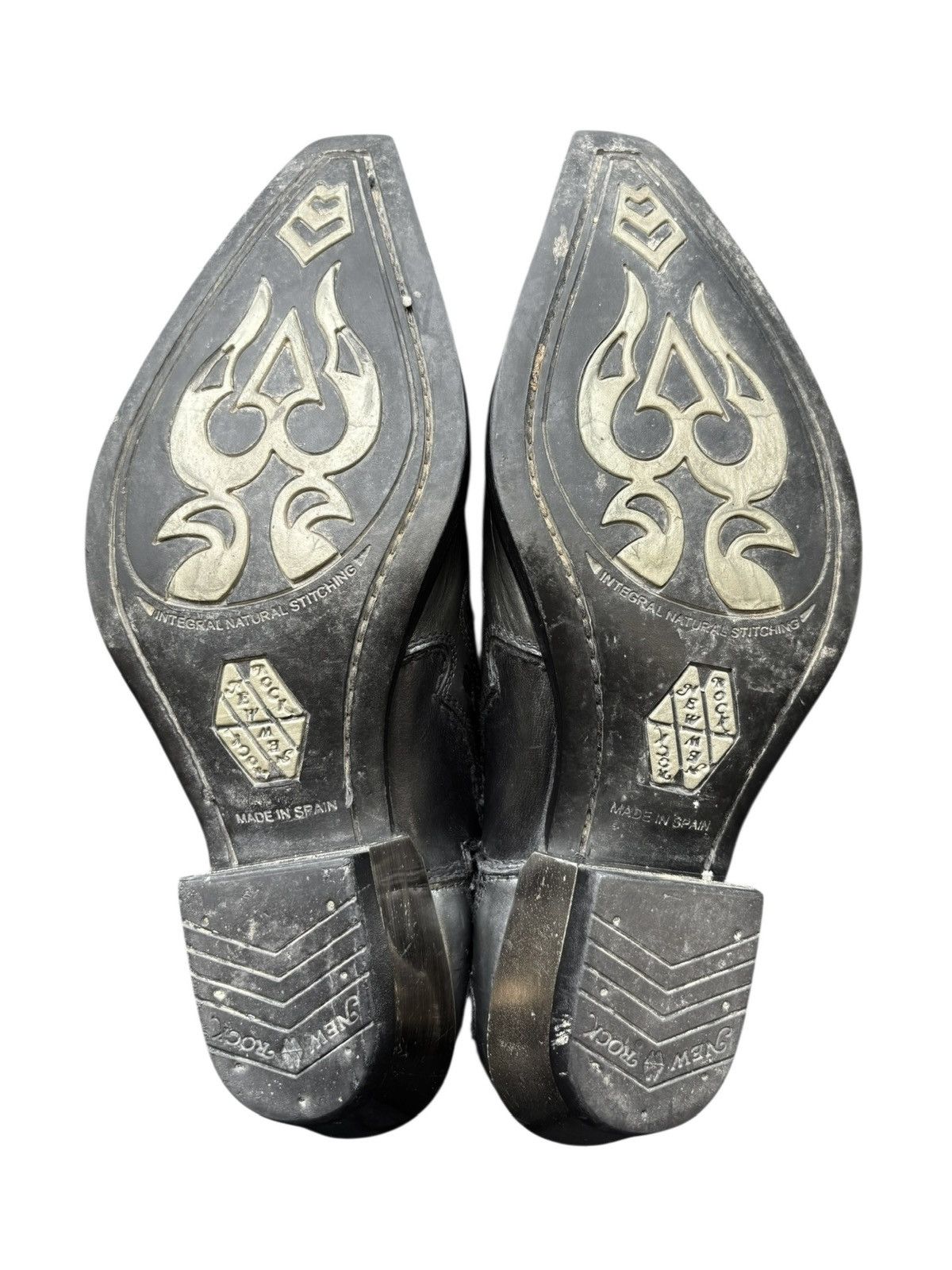 New Rock Vintage New Rock grey flame cowboy boots Size 41 Size US 11 / IT 41 - 10 Thumbnail