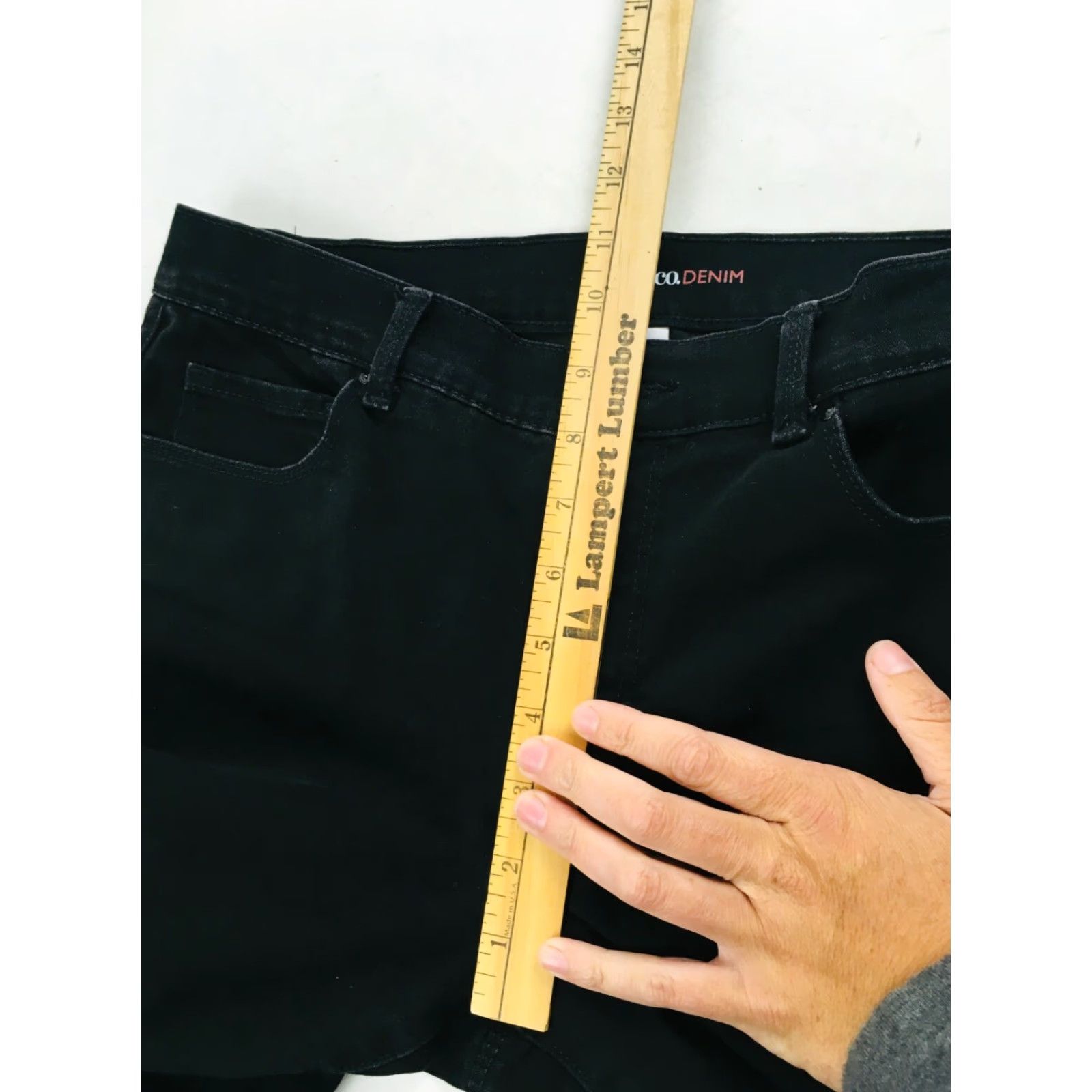 Style & Co Style & Co. Women's Jeans Size 8S Black Tummy Control Modern Boot Skinny Denim Jeans Women 8S Black Slim Stretch Petite Size 30" / US 8 / IT 44 - 5 Thumbnail