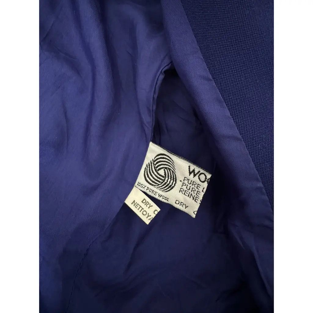 Dior Vintage Christian Dior Navy Wool Blazer Gold Buttons FR 36 Size XS / US 0-2 / IT 36-38 - 8 Thumbnail