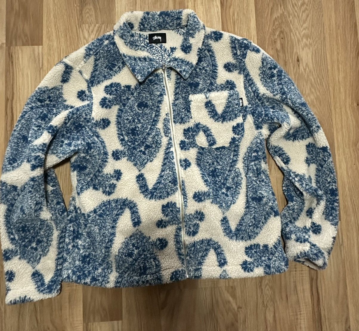 Stussy Rare Cream & Paisley Stussy Sherpa Size US L / EU 52-54 / 3 - 1 Thumbnail