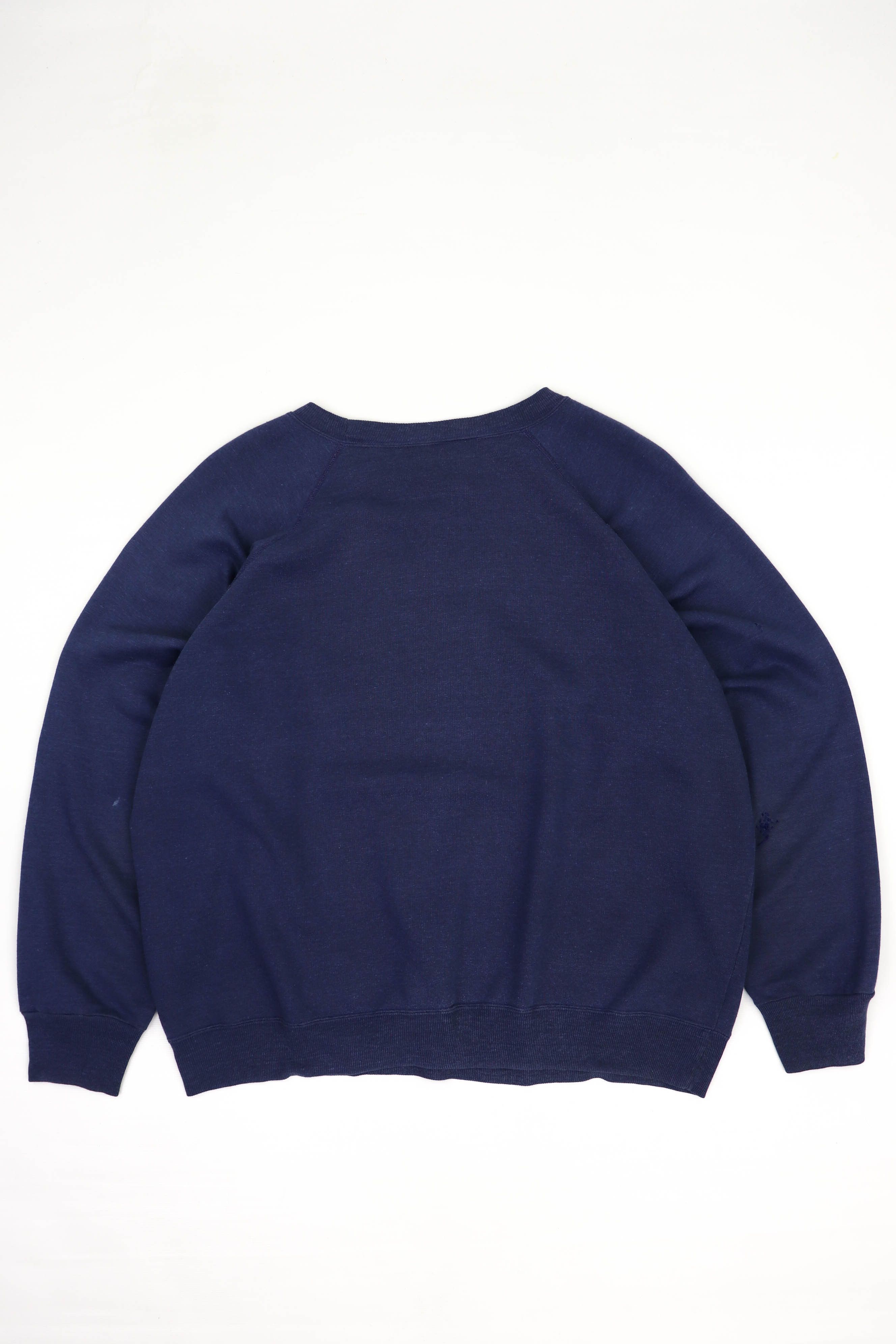 Wrangler Wrangler Vintage Made in France Sun Faded Crewnck Sweatshirt Size US XL / EU 56 / 4 - 2 Thumbnail