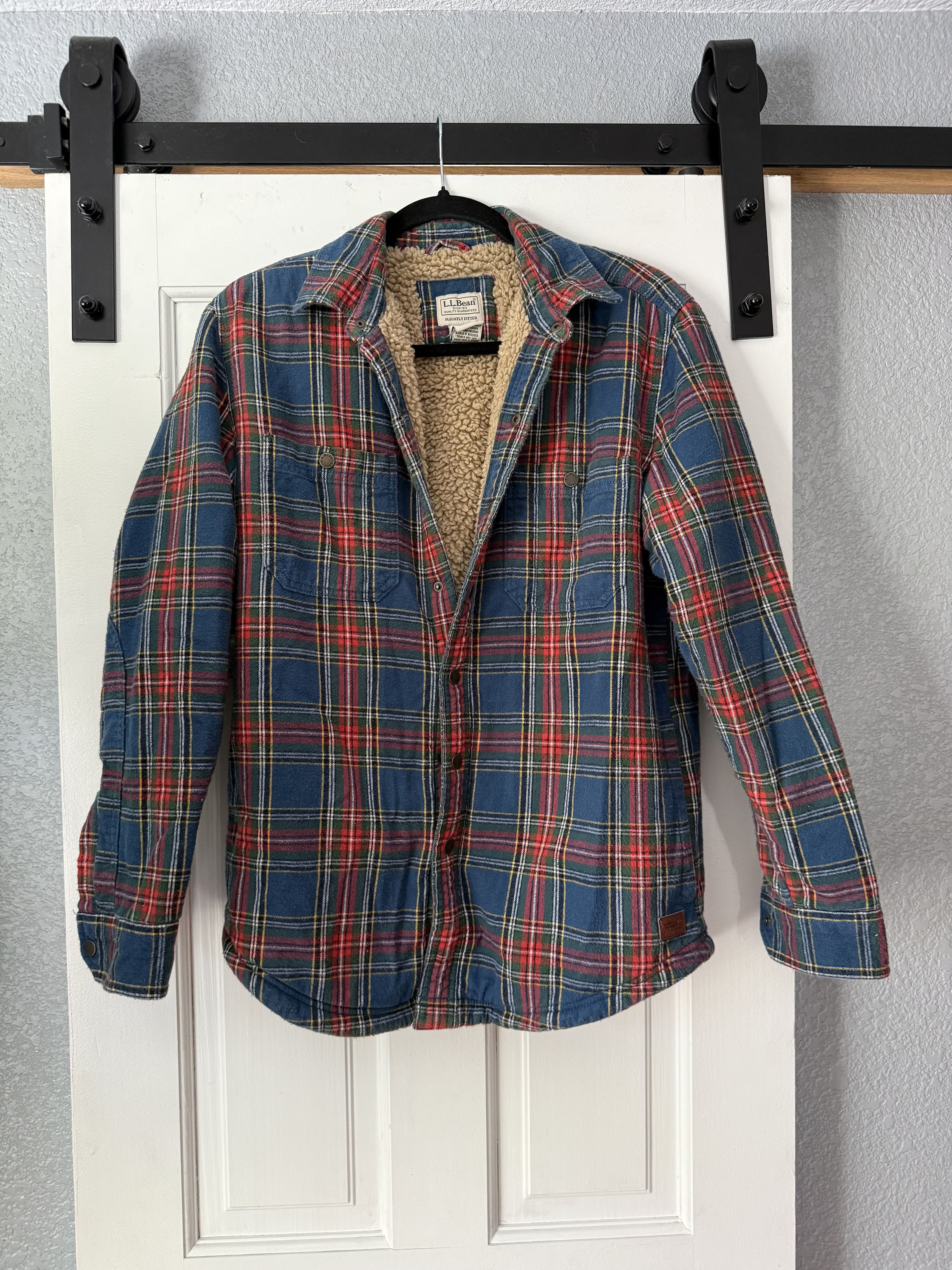 L.L. Bean L.L. Bean Sherpa-lined Scotch Plaid flannel shirt Size US S / EU 44-46 / 1 - 1 Thumbnail