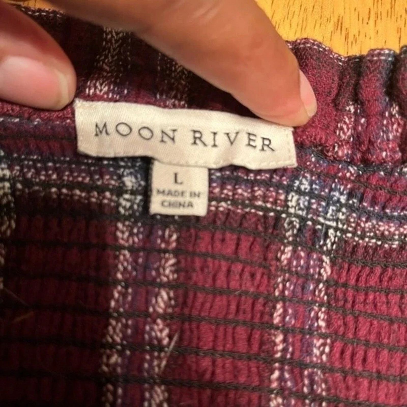 The Unbranded Brand Moon River smocked top, size Large Size L / US 10 / IT 46 - 4 Thumbnail