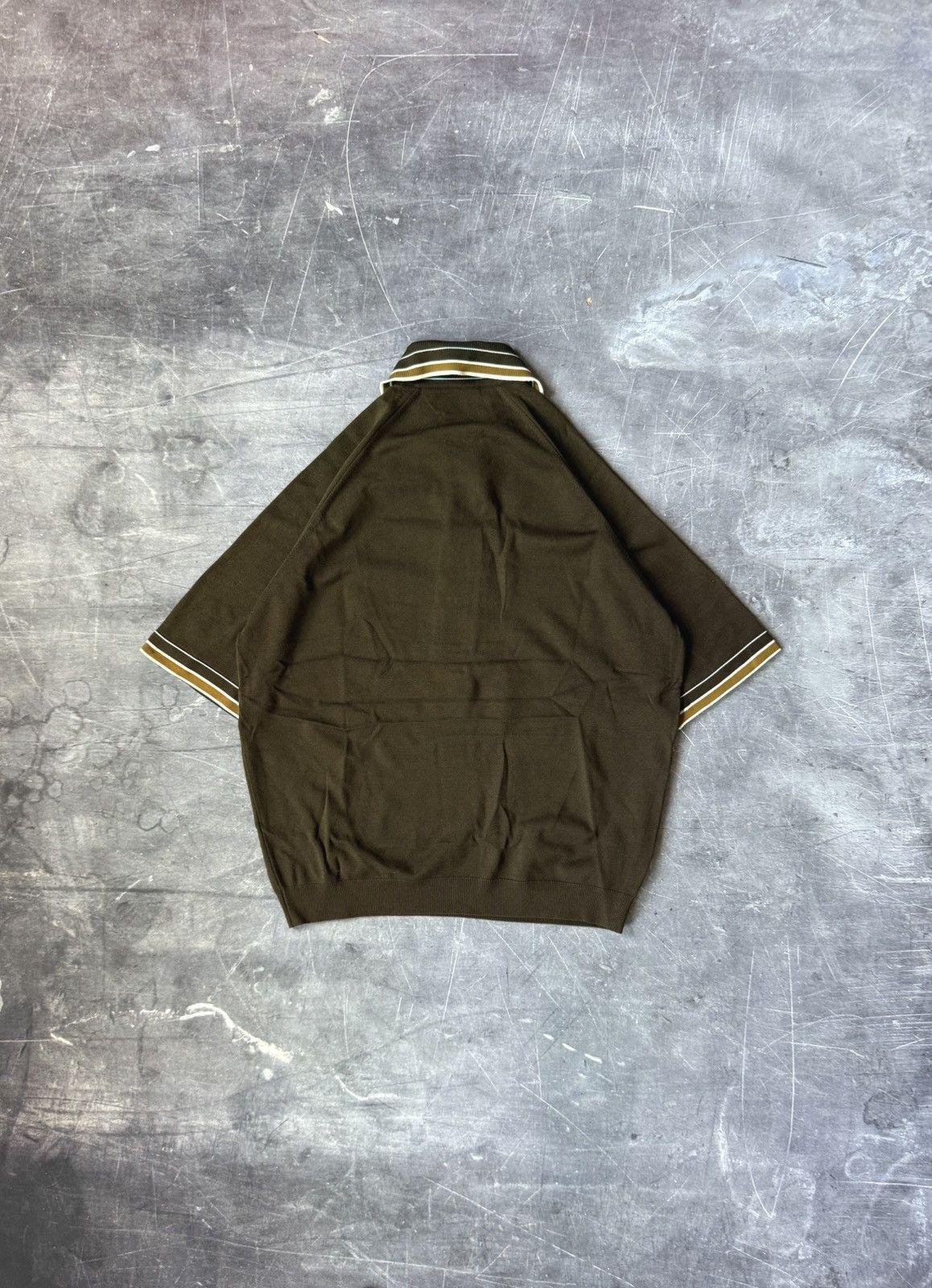 Vintage Vintage 80s Thane Bon Lan Knit Polo Shirt (L) Size US L / EU 52-54 / 3 - 2 Thumbnail
