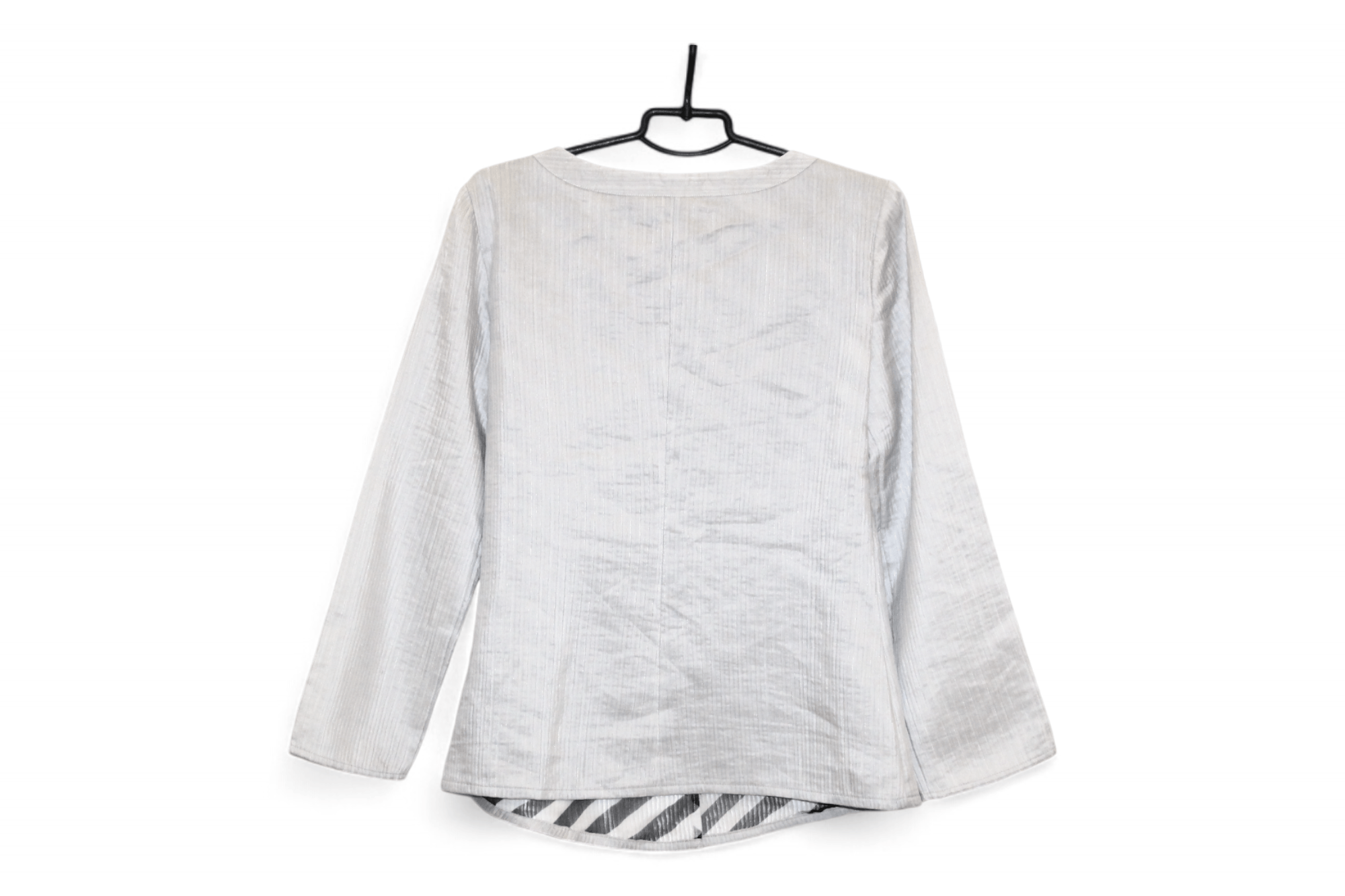 Armani Collezioni 2005 Giorgio Armani Collezioni boat-neck asymmetrical Jacket Size M / US 6-8 / IT 42-44 - 7 Thumbnail