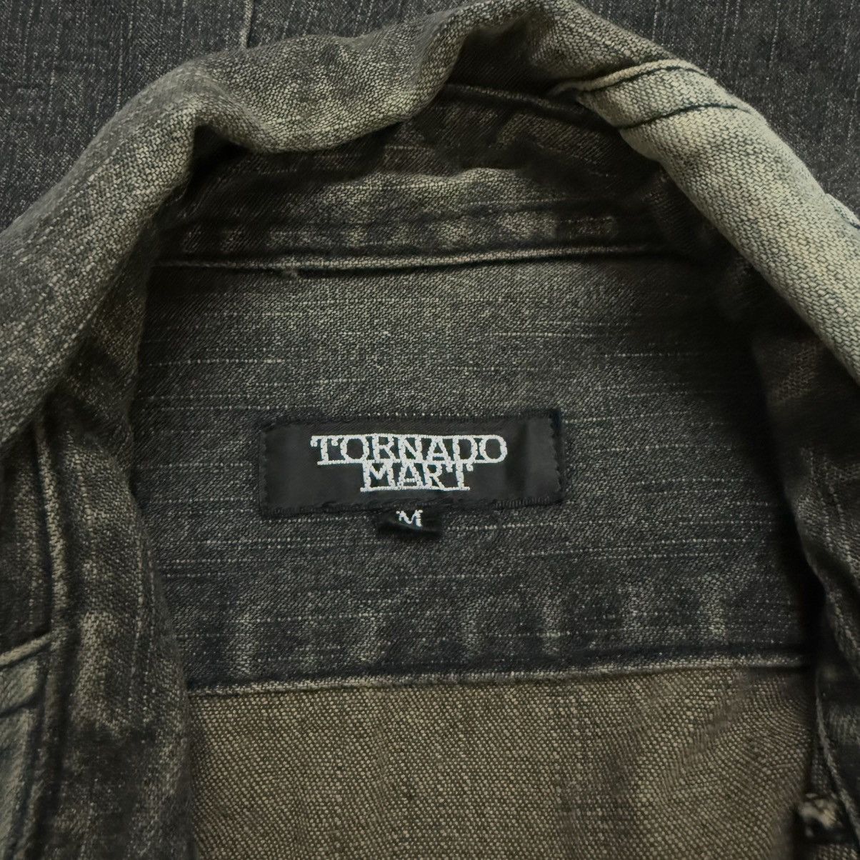 Tornado Mart Tornado Mart Patchwork Denim Shirt Size US M / EU 48-50 / 2 - 6 Thumbnail