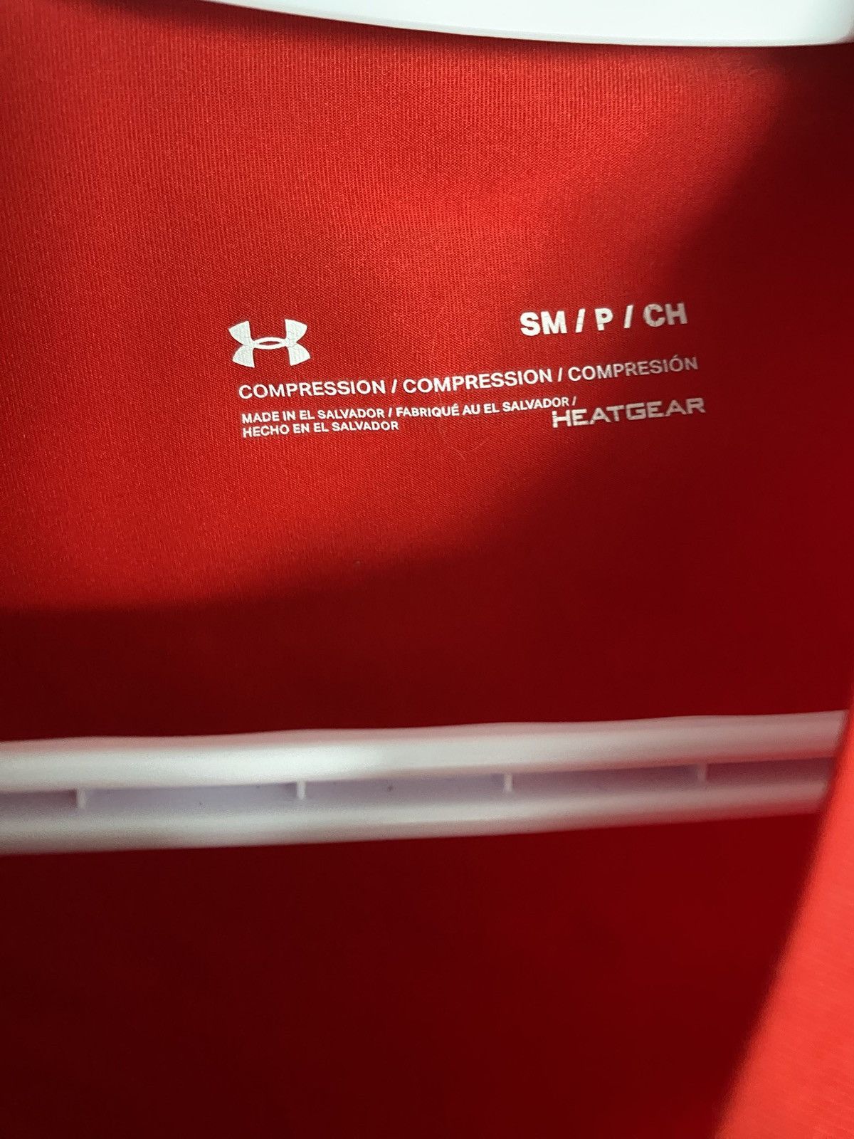 Under Armour Compression shirt under armour red long sleeve Size US S / EU 44-46 / 1 - 3 Thumbnail
