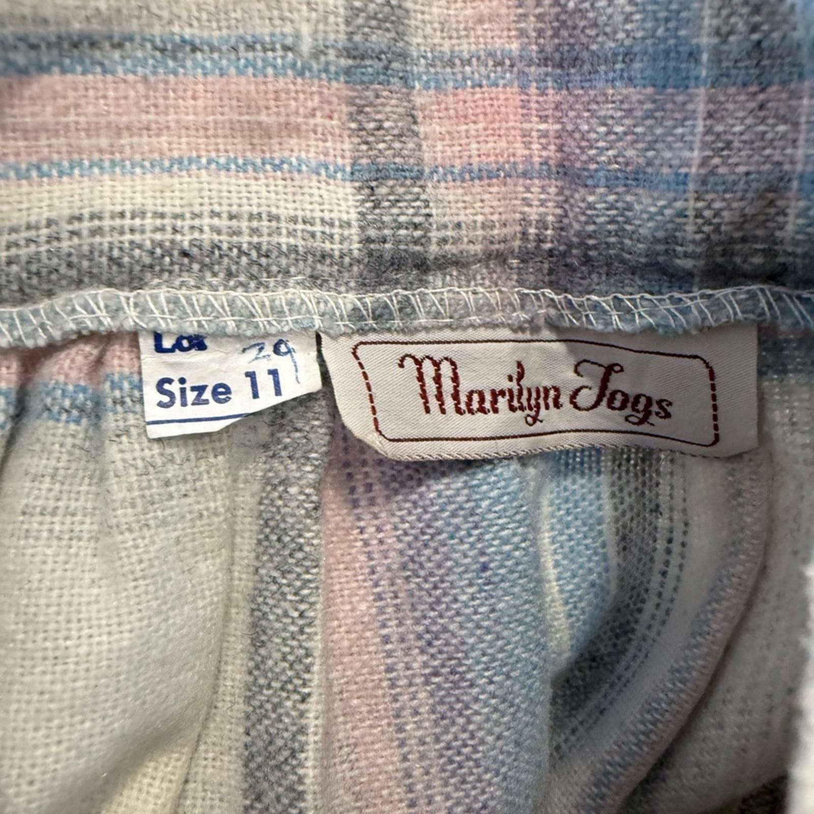 Other Marilyn Togs vintage pastel plaid pleated mini skirt SZ 11 Size 30" / US 8 / IT 44 - 5 Thumbnail