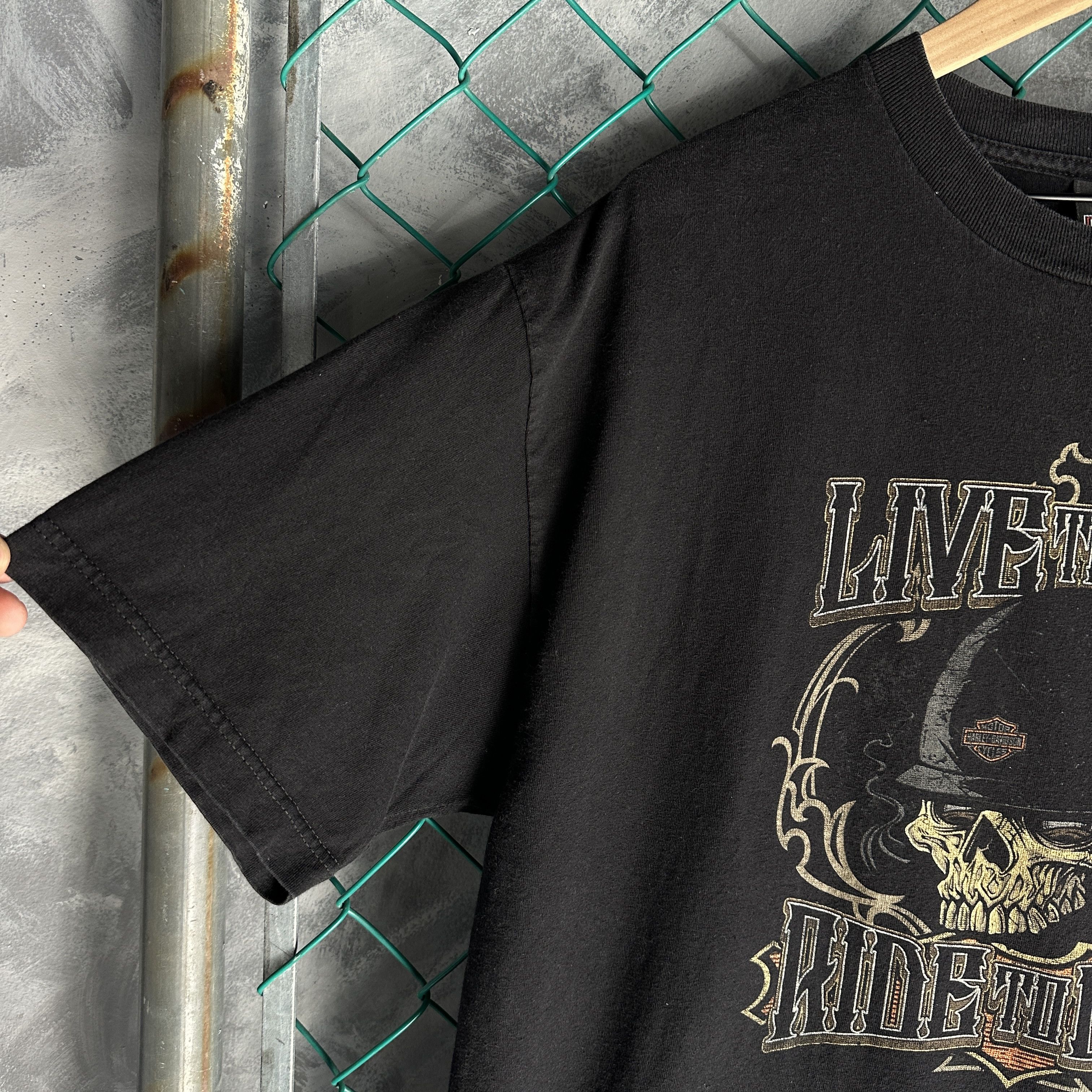 Harley Davidson Vintage Harley Davidson T Shirt Mens XL Black Skull Cancun Size US XL / EU 56 / 4 - 4 Thumbnail