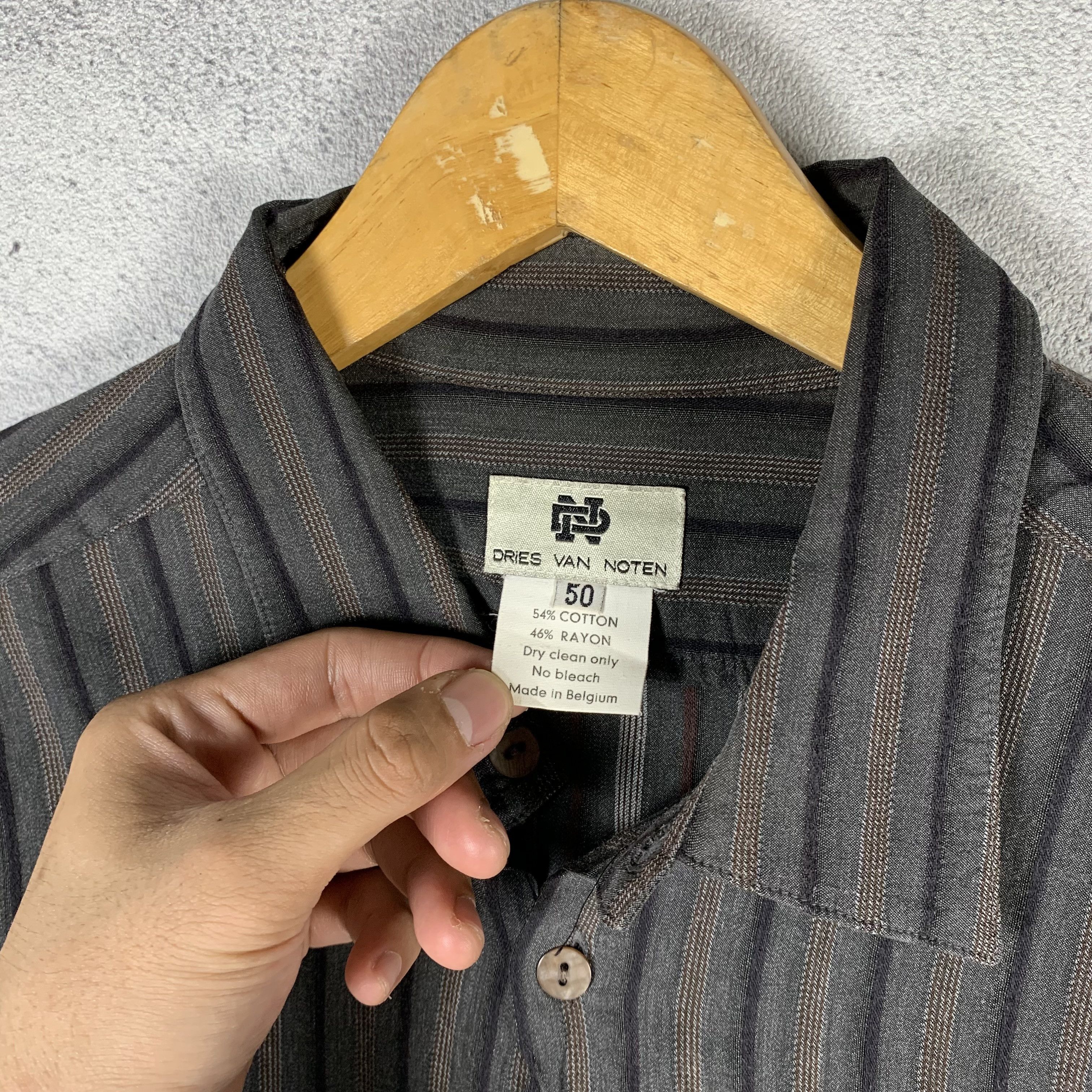 Dries Van Noten Dries Van Noten Striped Shirt Size US M / EU 48-50 / 2 - 5 Thumbnail