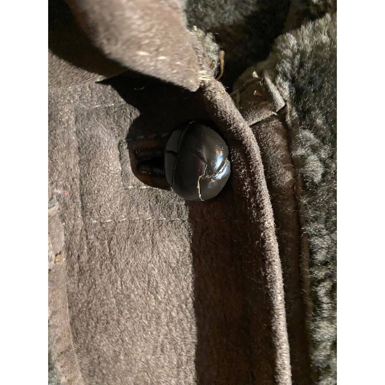 Other French Creek Sheep & Wool 100% Leather/Suede/Shearling Coat Size XL / US 12-14 / IT 48-50 - 9 Thumbnail