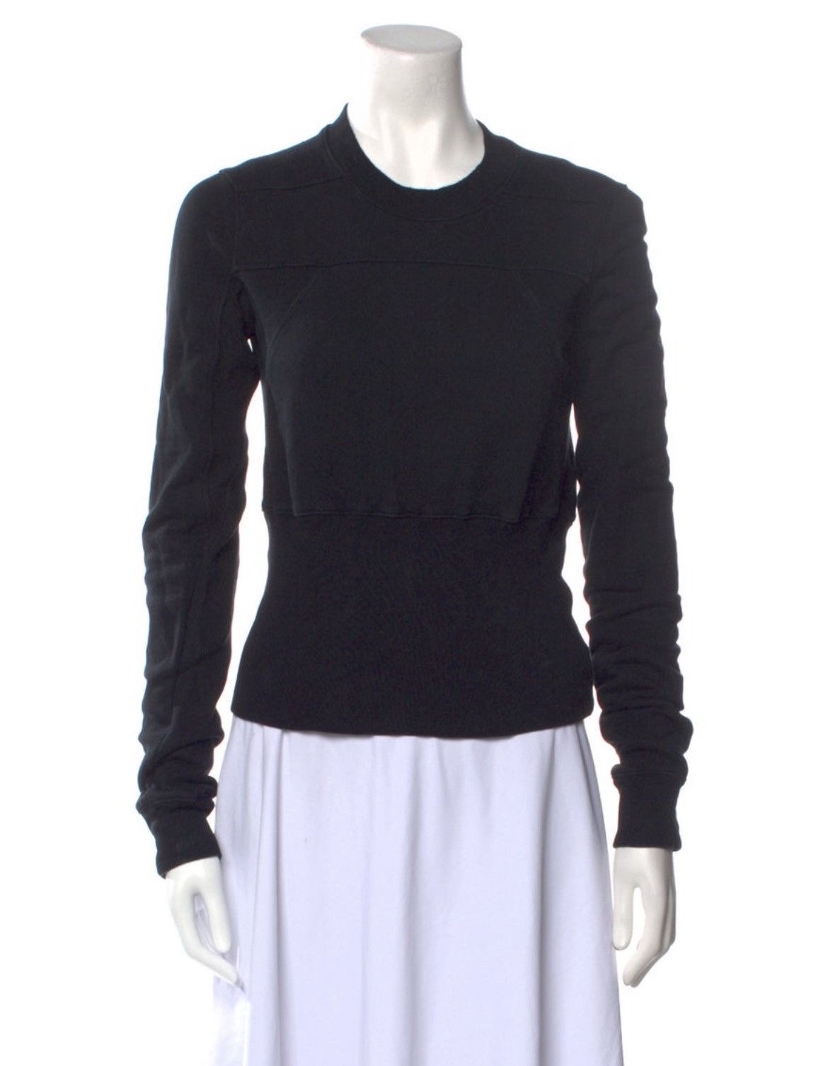 Rick Owens Drkshdw Rick Owens DRKSDW Cotton Ribbed Sweatshirt Size XS / US 0-2 / IT 36-38 - 7 Thumbnail