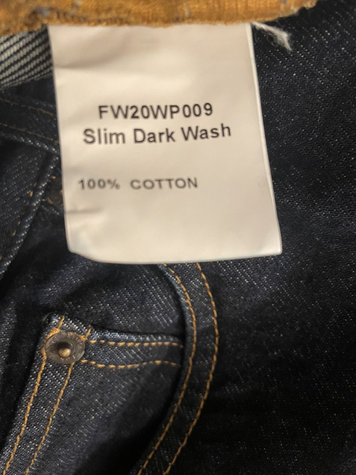 Aime Leon Dore Aime Leon Dore Slim Dark Wash Jeans Size US 32 / EU 48 - 7 Thumbnail