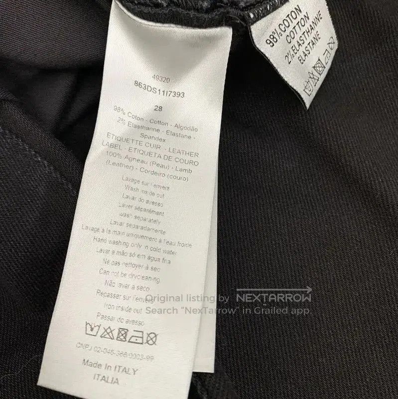 Dior Dior Black Cotton Women's Jeans . Size 28" / US 6 / IT 42 - 8 Thumbnail