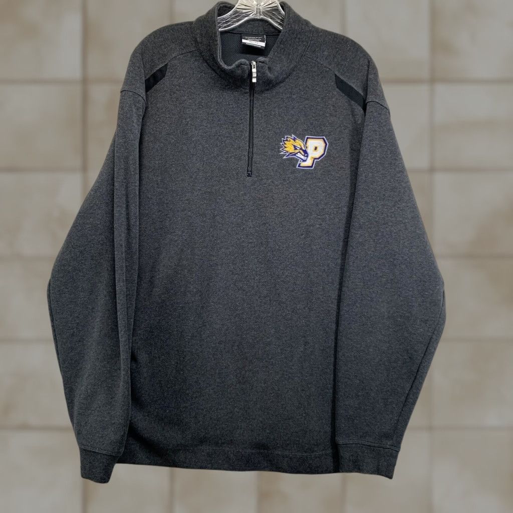 Nike VINTAGE Nike Golf Men's Jacket XL Gray 1/4 Zip Dri-Fit Pullover Athletic Activewear Size US XL / EU 56 / 4 - 1 Thumbnail