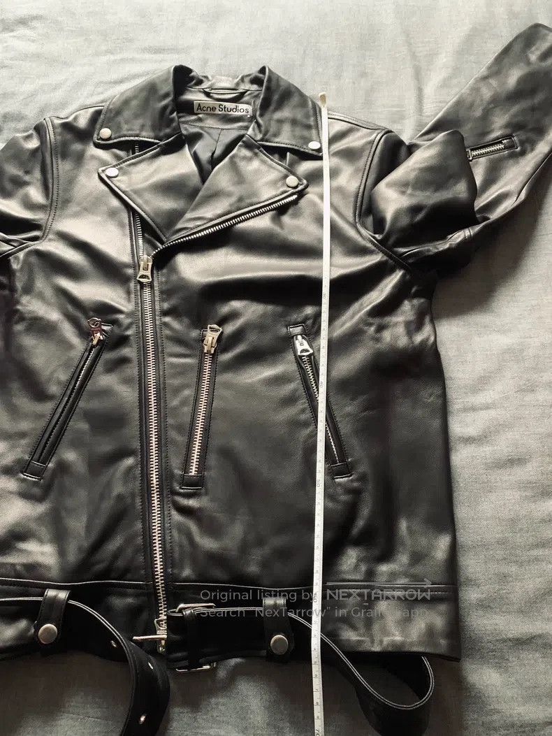 Acne Studios Acne Studios Sheepskin multi-zipper biker jacket Size US S / EU 44-46 / 1 - 8 Thumbnail