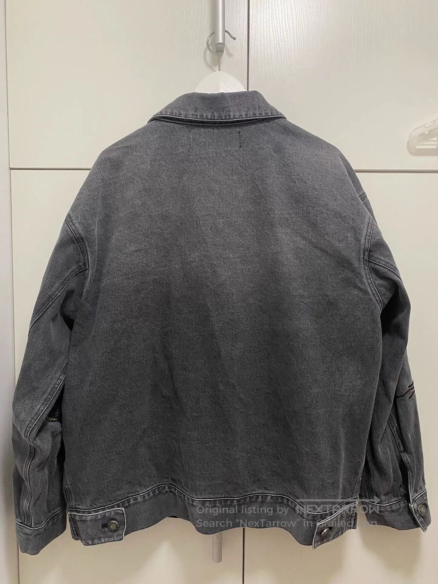 CHENPENG Chinese Style Washed Denim Embroidery Jacket. Size US M / EU 48-50 / 2 - 2 Thumbnail