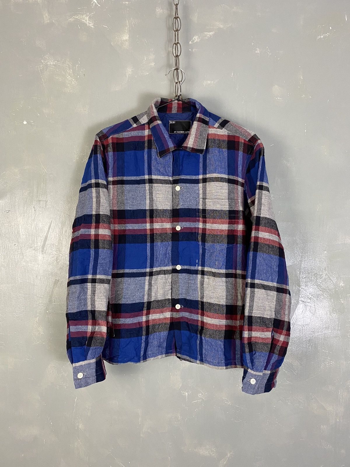 Number (N)ine Number (N)ine One Pocket Flannel Shirt Size US M / EU 48-50 / 2 - 1 Thumbnail