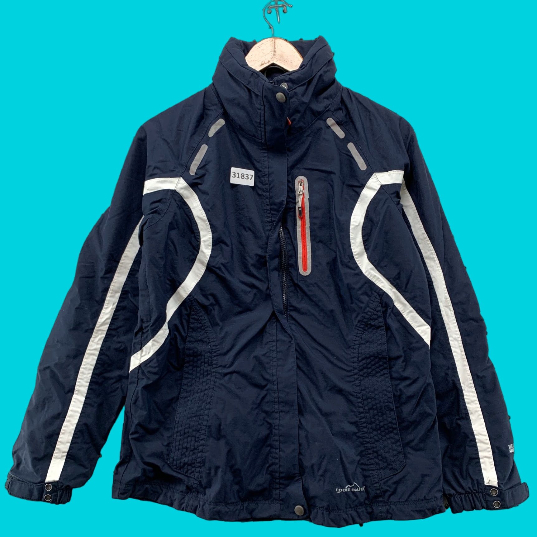 Eddie Bauer Eddie Bauer Jacket Womens Small Navy Blue SKi SNow Reflective Puffer Ski Size S / US 4 / IT 40 - 1 Thumbnail