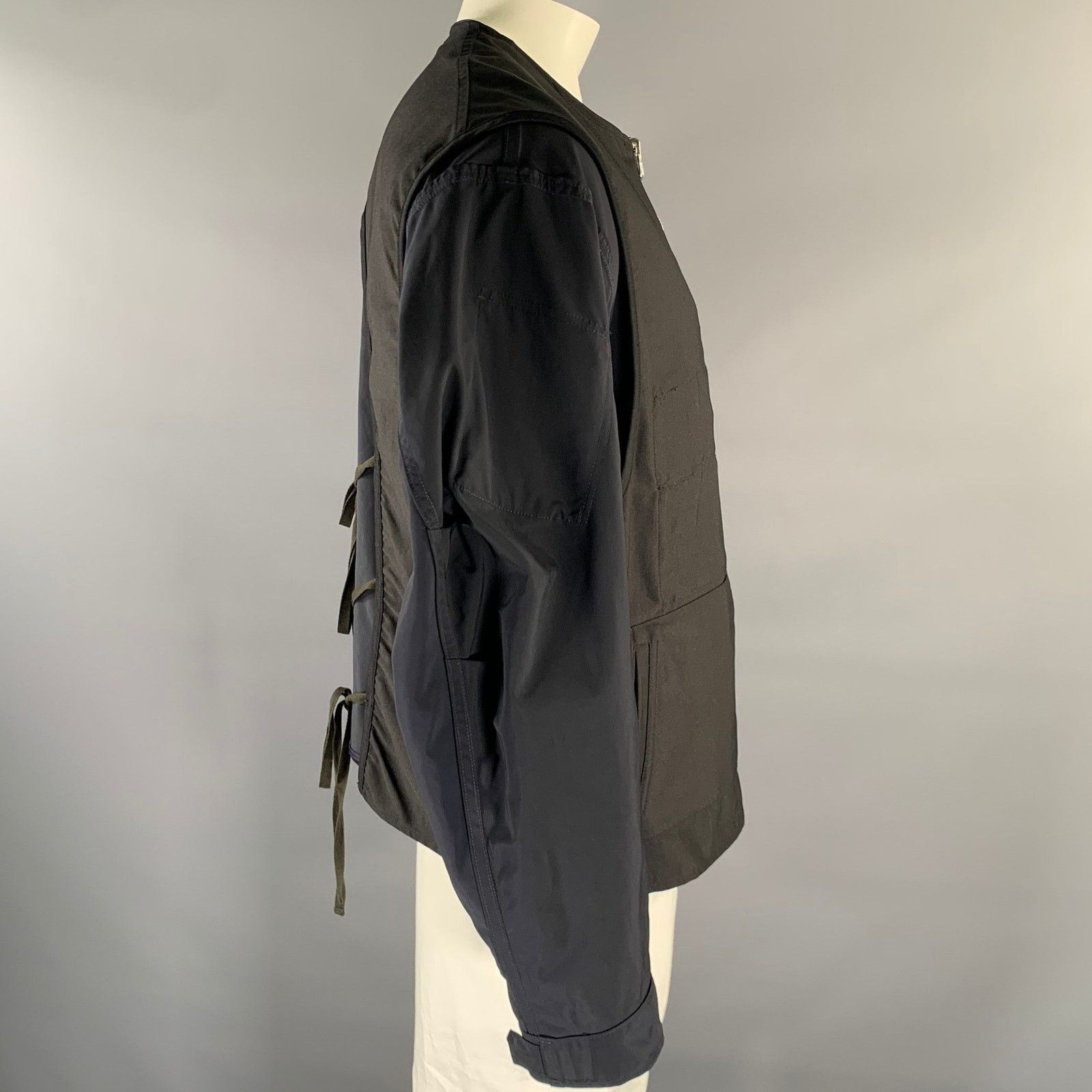 meanswhile MEANSWHILE Size L Navy Black Reversible Jacket Size US L / EU 52-54 / 3 - 5 Thumbnail