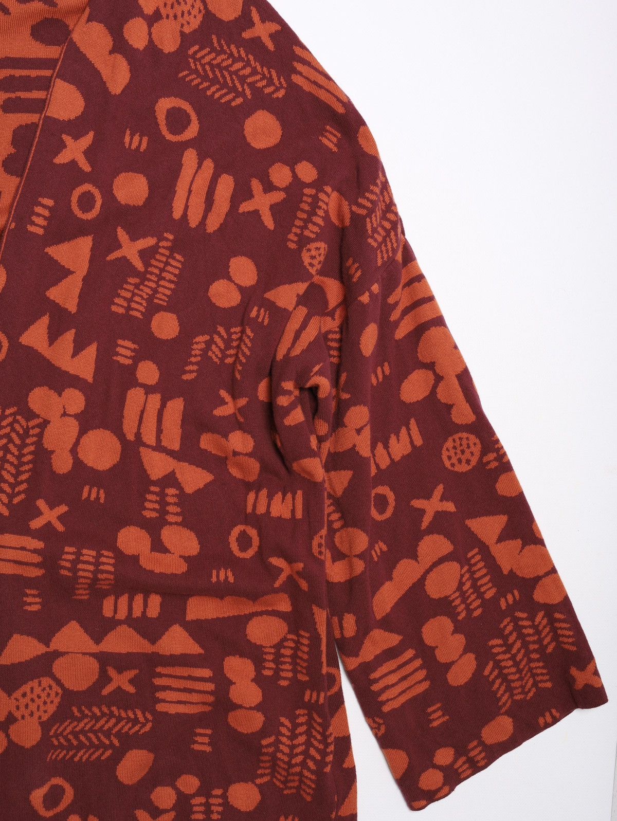 Gudrun Sjoden Gudrun Sjoden Cotton Long Cardigan Dress Coat Printed Flower Size XL / US 12-14 / IT 48-50 - 9 Thumbnail