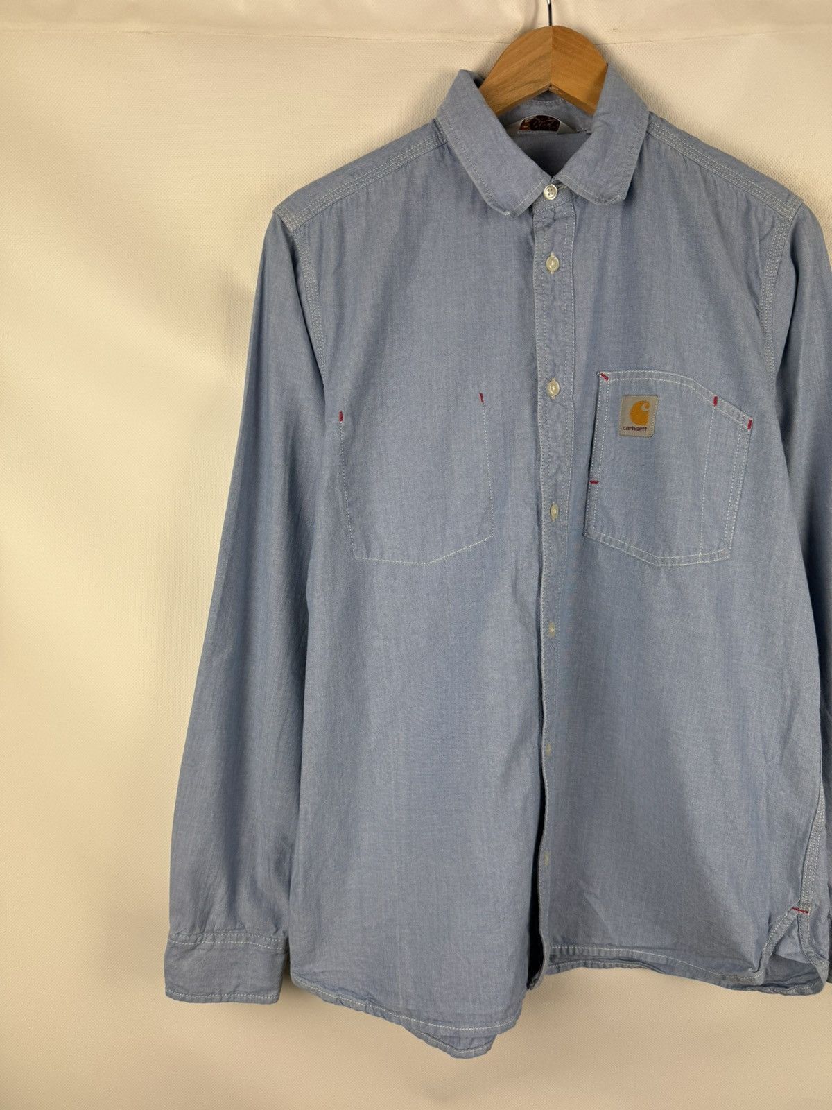 Carhartt Carhartt L/S State Chest Logo Long Sleeve Button Up Shirt Size US L / EU 52-54 / 3 - 2 Thumbnail