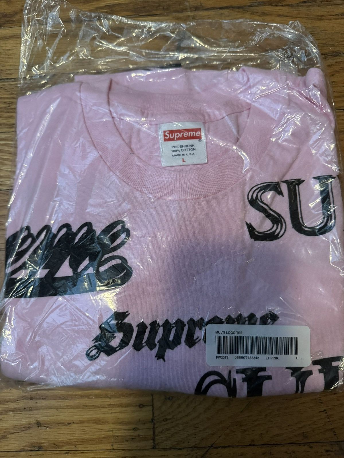 Supreme Multi Logo FW20 Supreme Tee Size US L / EU 52-54 / 3 - 2 Thumbnail