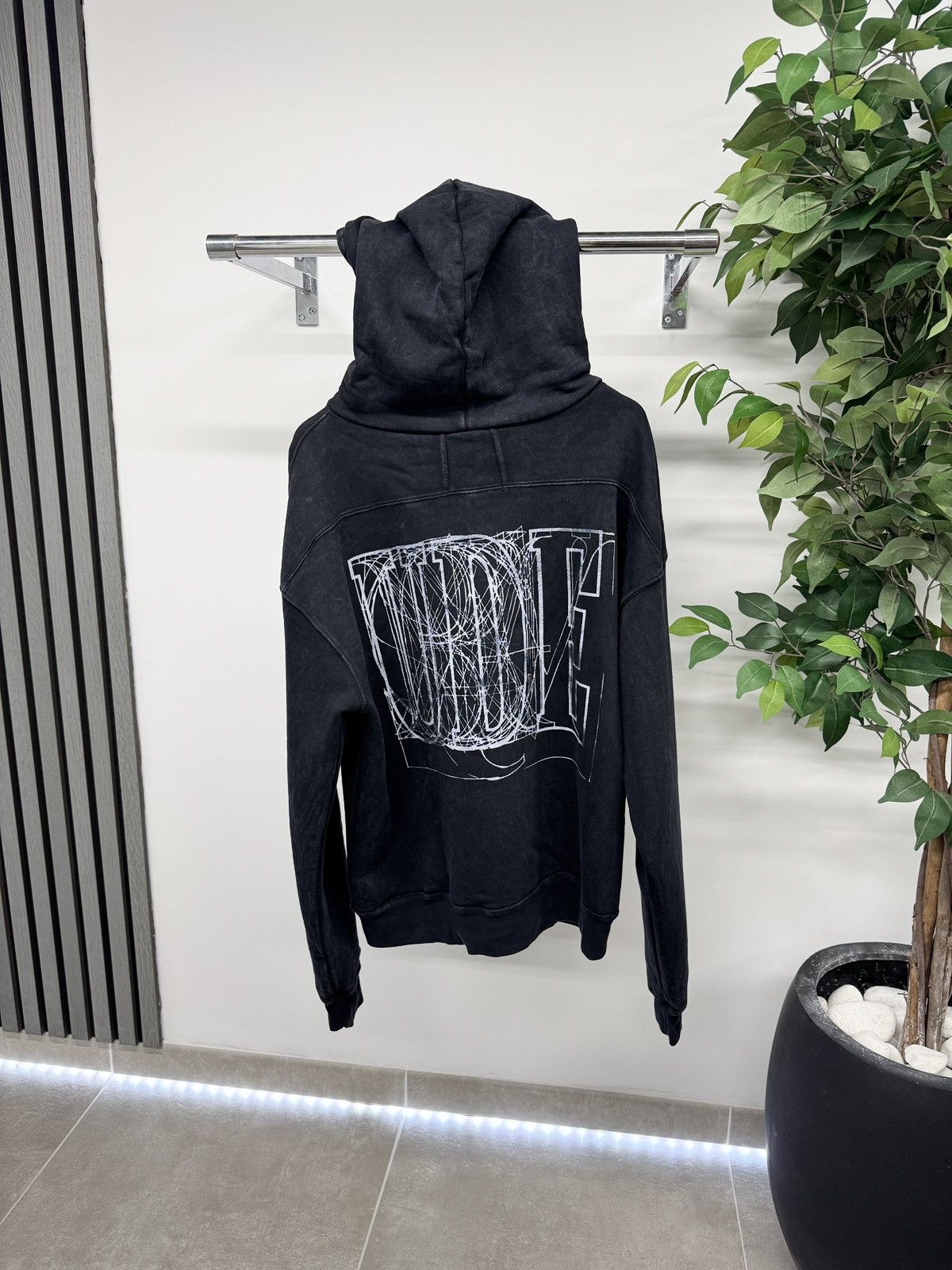 Rhude Rhude Scribble Hoodie In Black RRP £530 Size US M / EU 48-50 / 2 - 2 Thumbnail