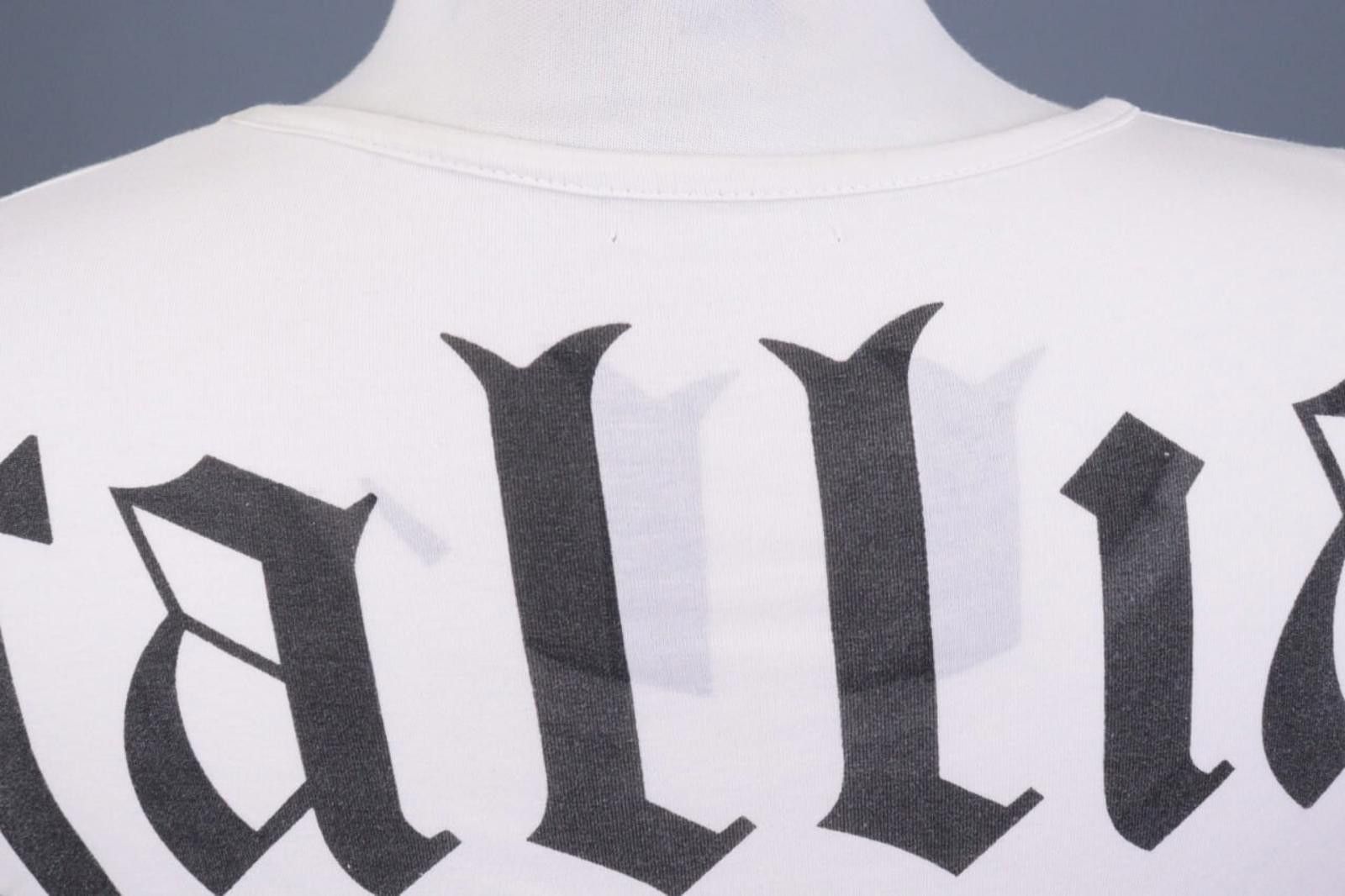 John Galliano Galliano White Short Sleeve Text Printed Short Size M Size M / US 6-8 / IT 42-44 - 11 Thumbnail