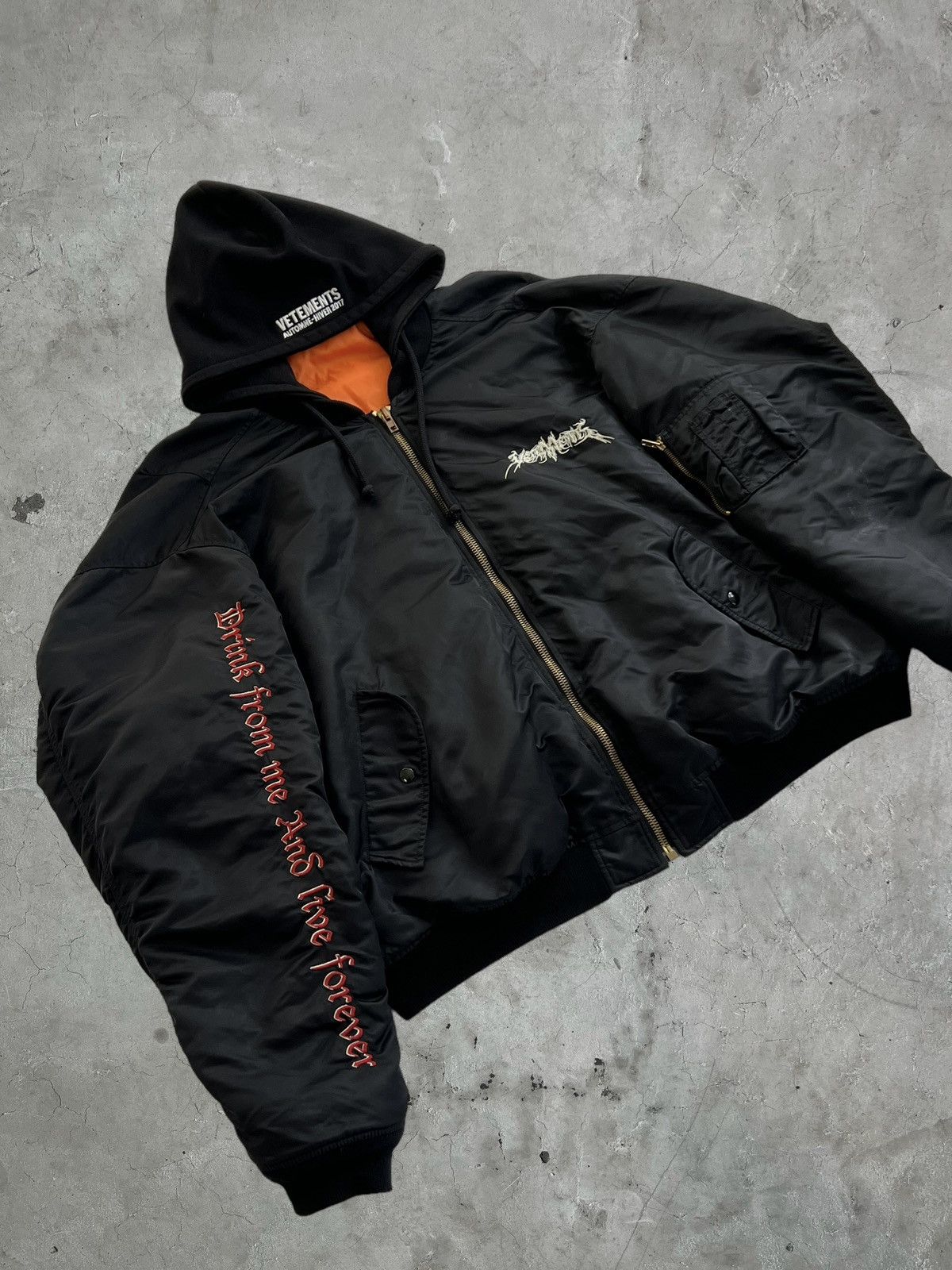 Vetements Vetements TFD Homme Bomber Jacket Size US L / EU 52-54 / 3 - 10 Thumbnail