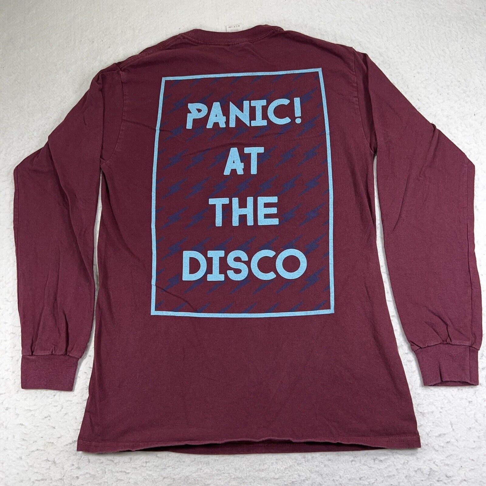 Gildan Panic! At The Disco Small Maroon Long Sleeve Graphic T Shirt Size US S / EU 44-46 / 1 - 8 Thumbnail