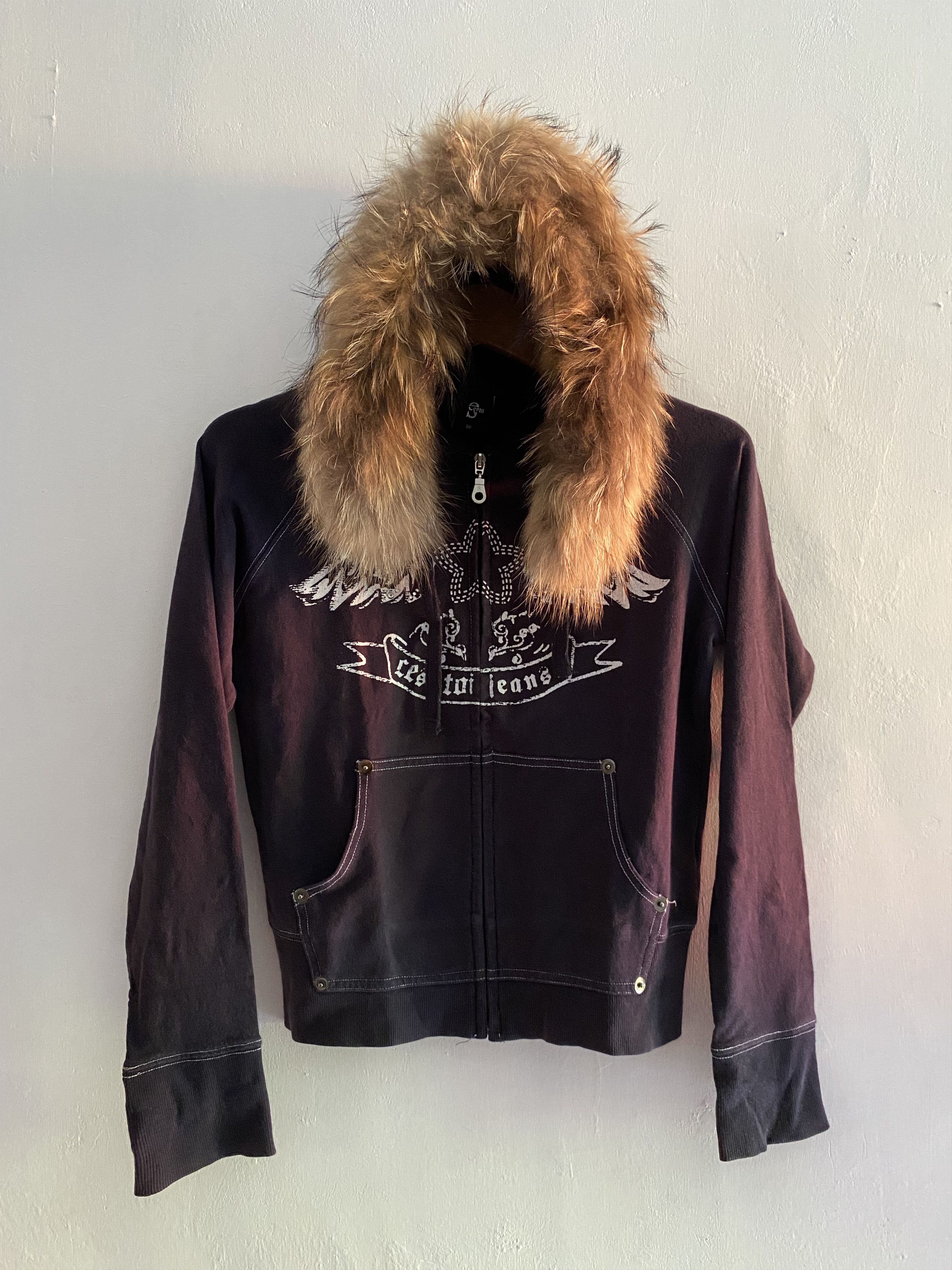 If Six Was Nine × Japanese Brand × Le Grande Bleu (L.G.B.) espin italy faux fur hoodie Size US S / EU 44-46 / 1 - 1 Thumbnail