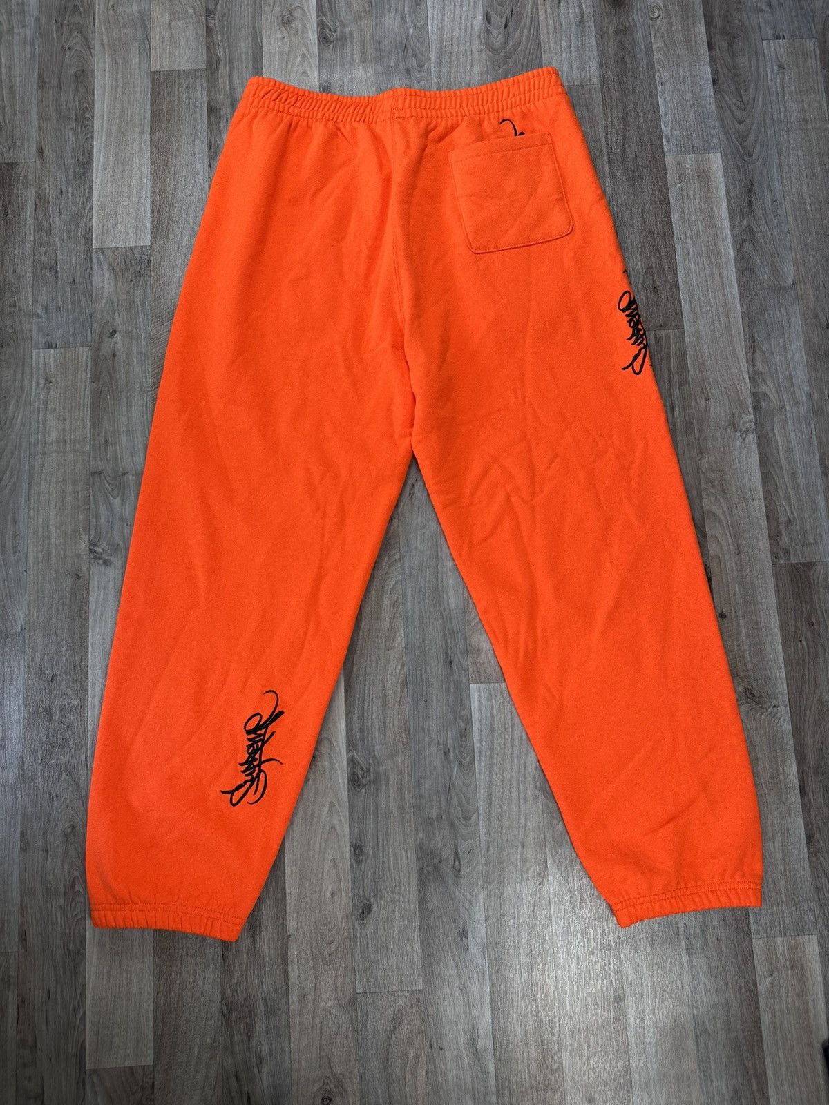 Supreme Supreme Tag Sweatpants Orange Size US 34 / EU 50 - 2 Thumbnail