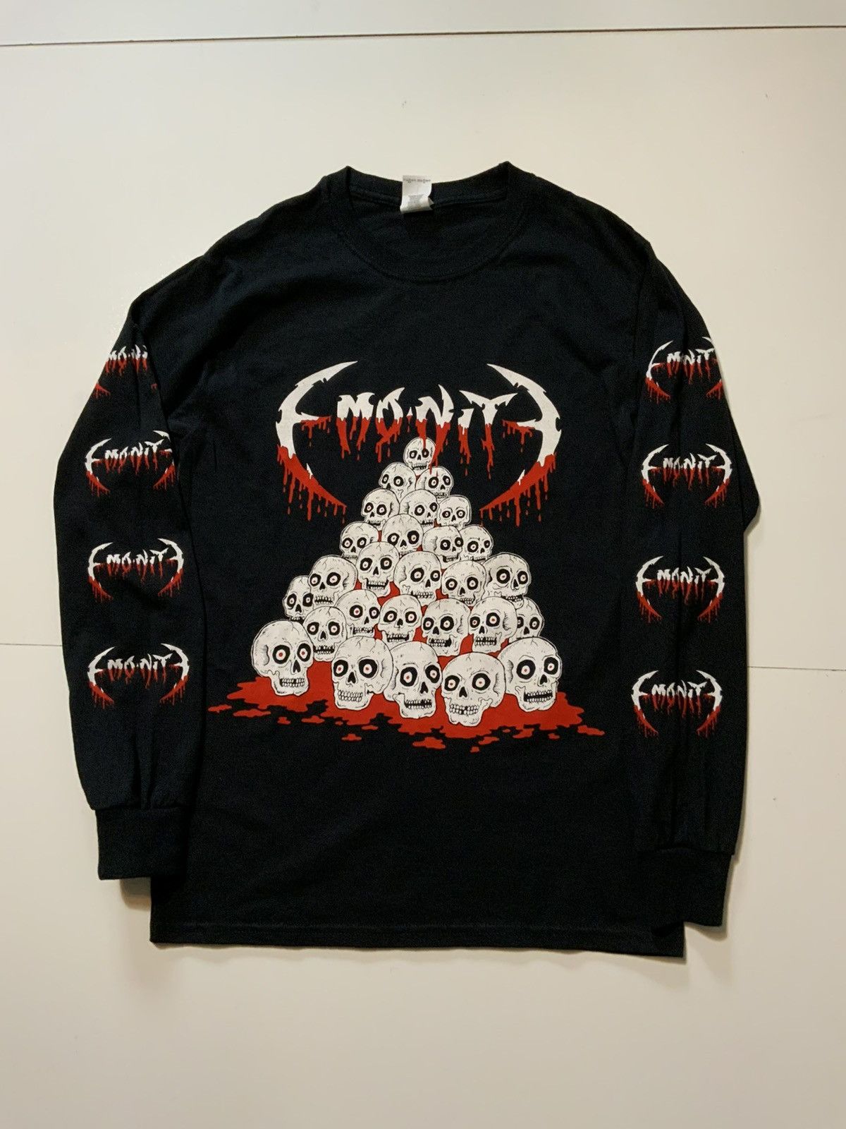 Other Emo Nite F*ck This Feeling Skull Pile Gore Punk T-Shirt Size US S / EU 44-46 / 1 - 4 Thumbnail