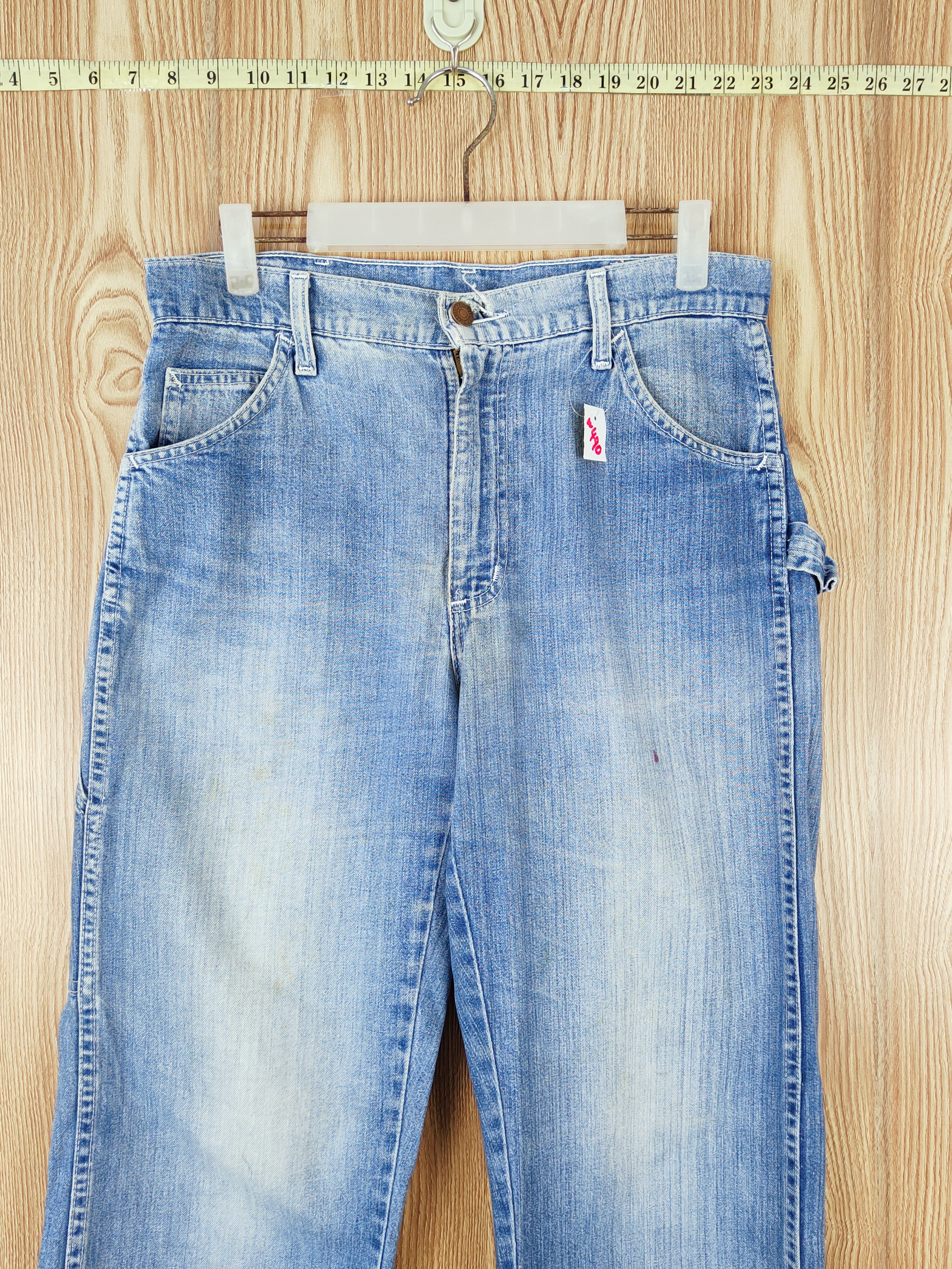 Levi's Worker Levi's vintage Blue Distressed Ripped Jeans #W490 Size US 30 / EU 46 - 2 Thumbnail