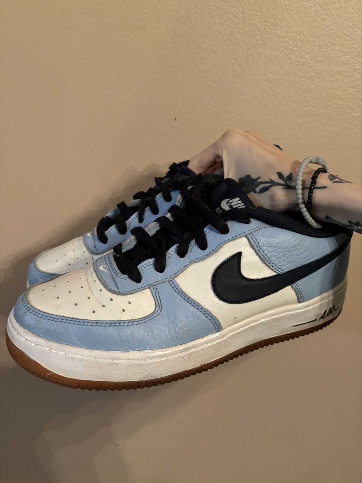 Nike × Vintage Air Force 1 Premium GS ‘Light Blue’ Size US 7 / EU 40 - 6 Thumbnail