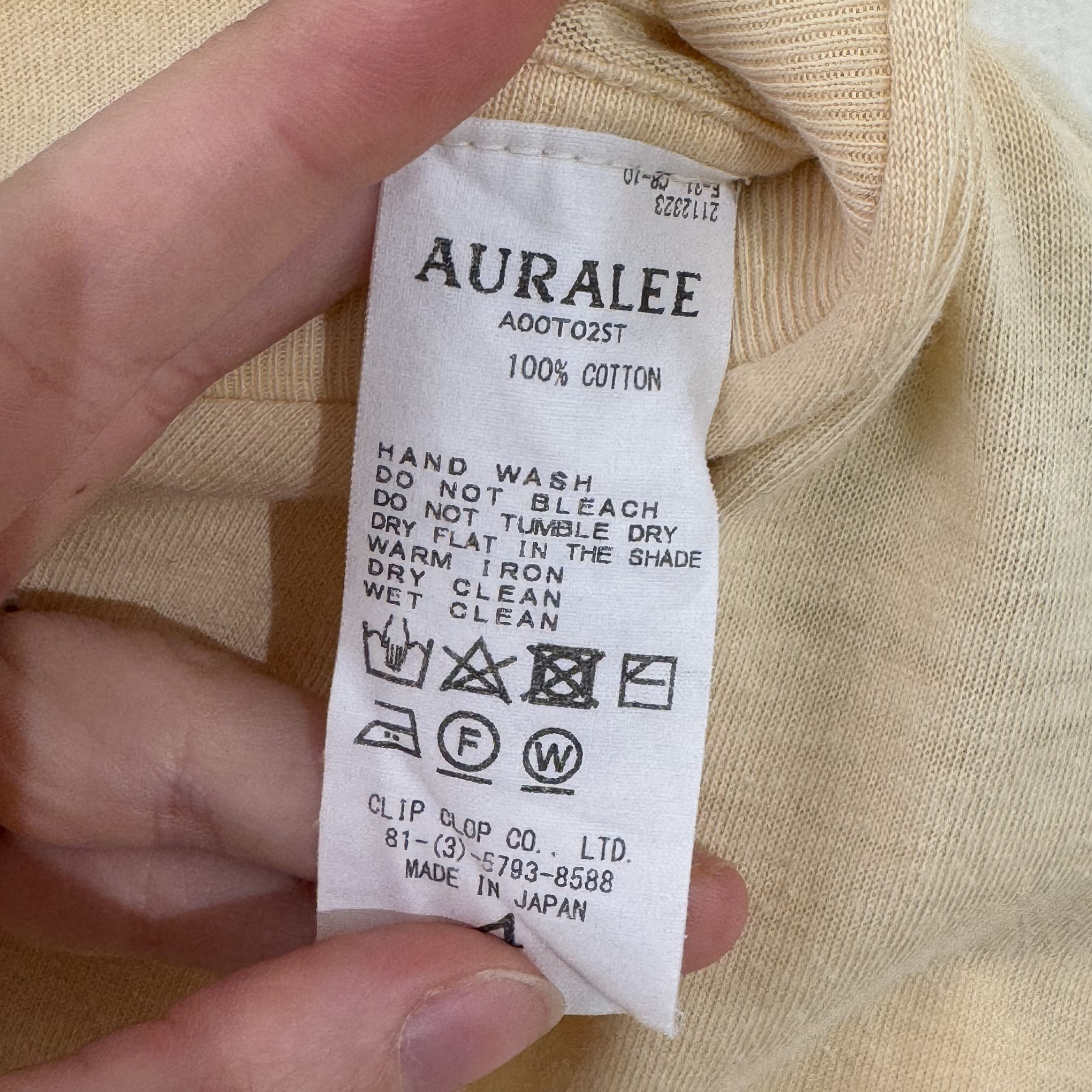Auralee Auralee Pocket T-Shirt Size US L / EU 52-54 / 3 - 6 Thumbnail