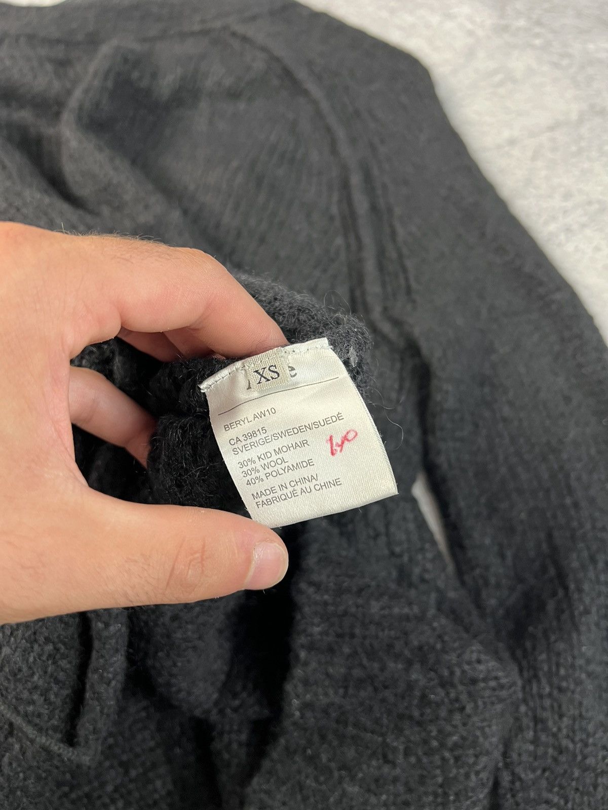Acne Studios × Vintage Acne studios mohair wool cardigan Size XS / US 0-2 / IT 36-38 - 8 Thumbnail