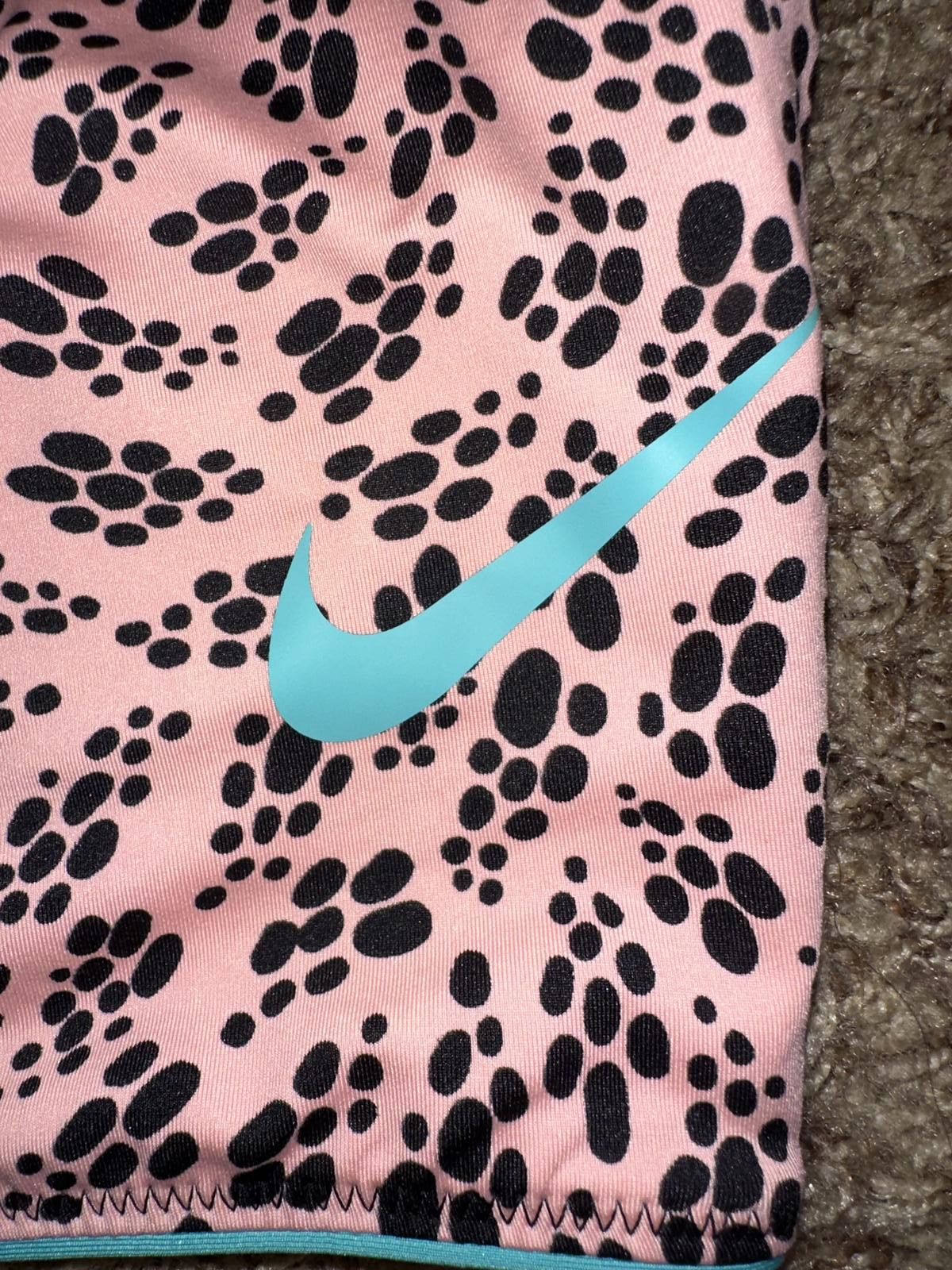 Nike Nike Women's Zipper Front Party Dots Swim Top Size ONE SIZE - 5 Thumbnail