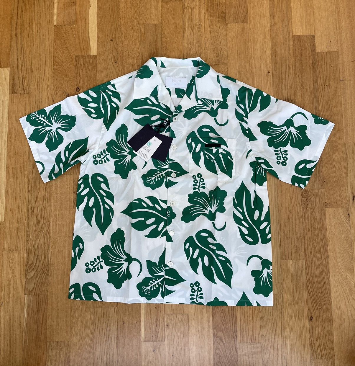 Prada „Ibiscus“ Bowling Shirt
