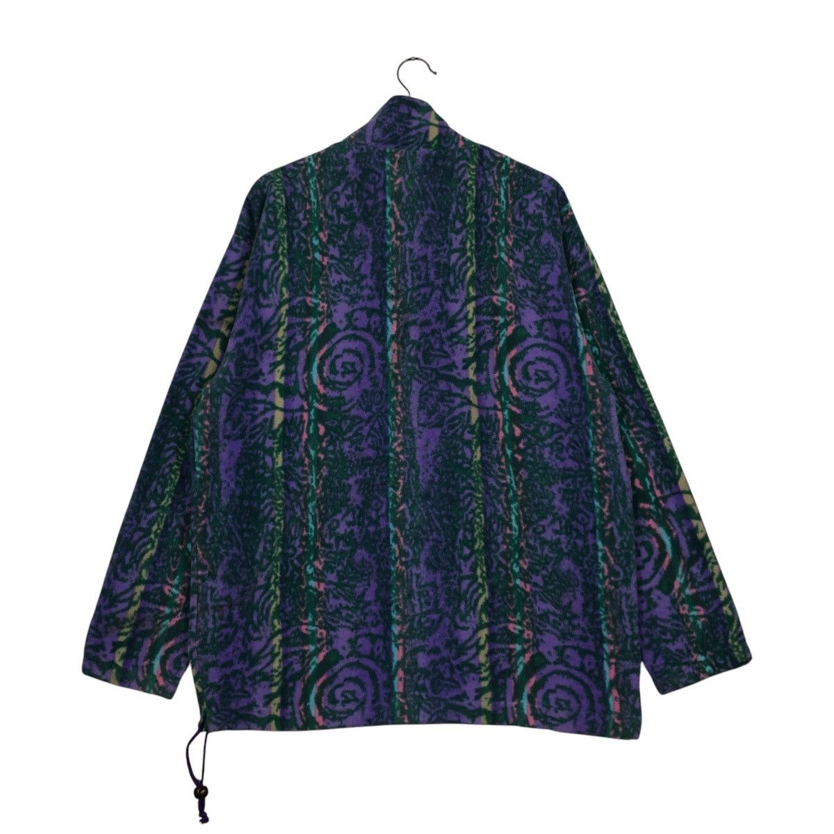 Japanese Brand 🔥VINTAGE HALF ZIPPER FLEECE JACKET NAVAJO RESEEDA Size US L / EU 52-54 / 3 - 10 Thumbnail