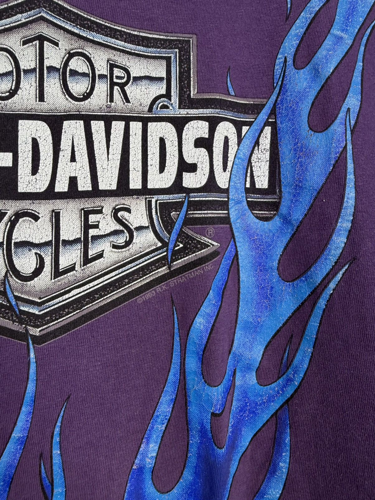 Harley Davidson Rare Harley Davidson 1993 Honolulu Hawaii Vintage 90's Size US XL / EU 56 / 4 - 7 Thumbnail